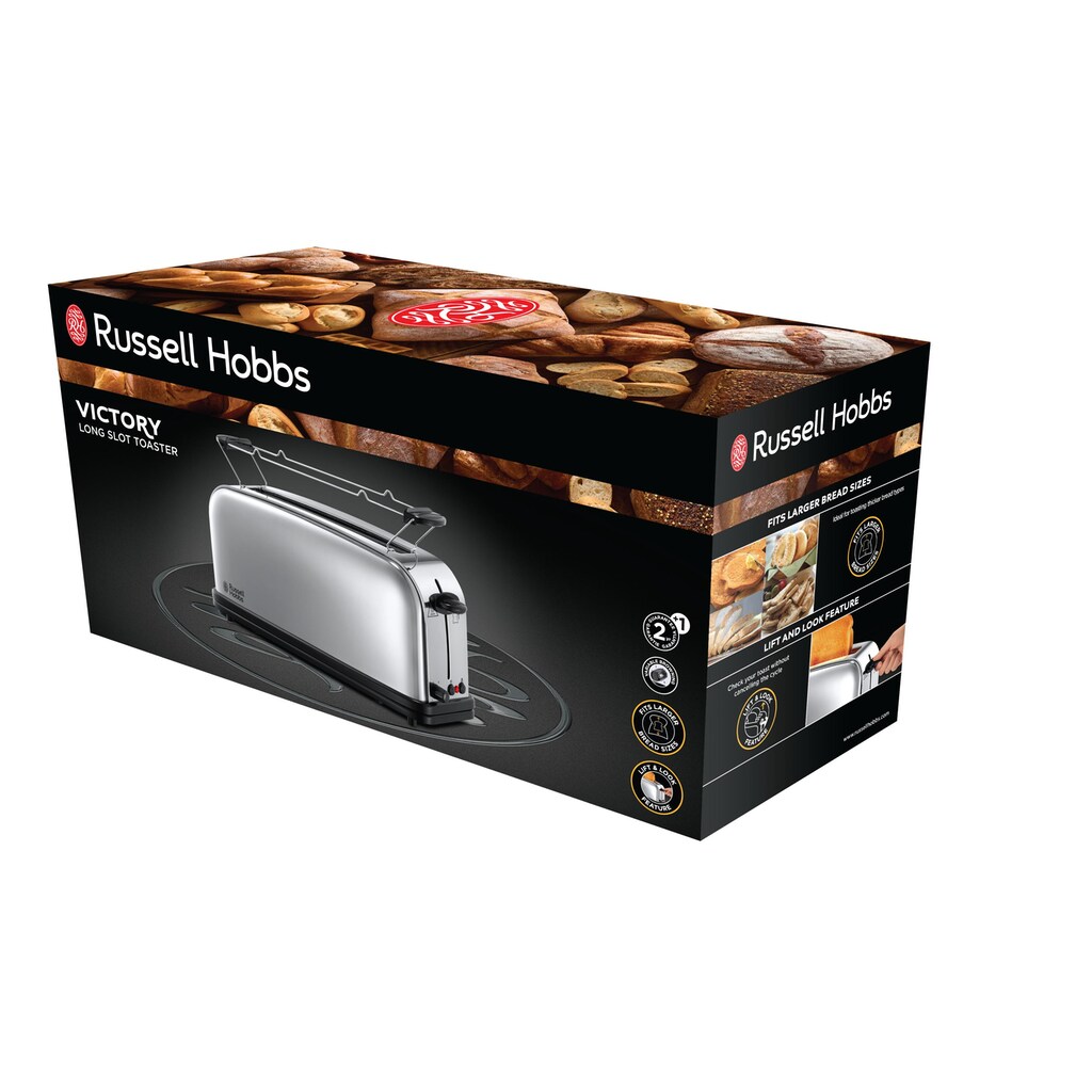 RUSSELL HOBBS Toaster »Victory 23510-56 Silberfarben«, für 1 Scheibe, 1000 W