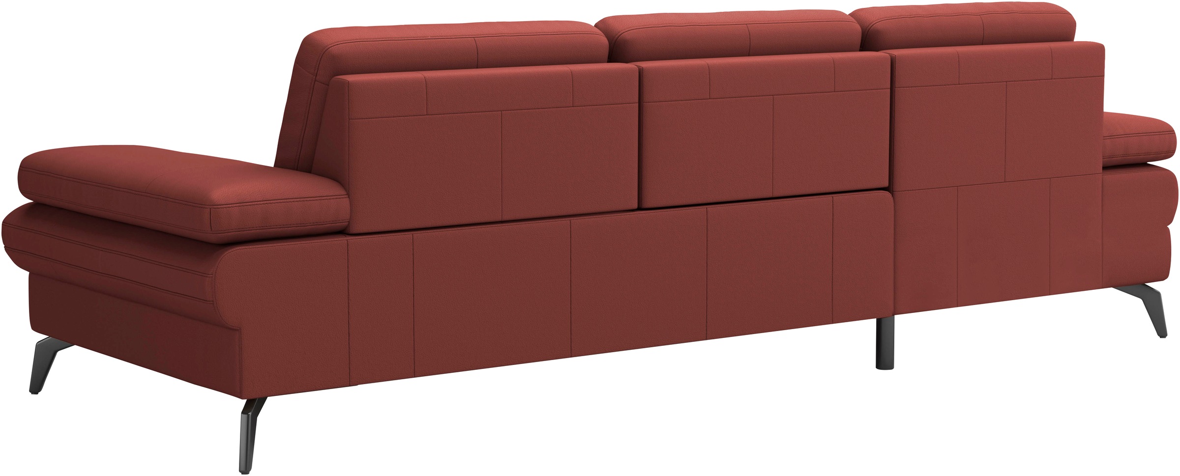 sit&more Ecksofa »Morris L-Form, inkl. Sitztiefenverstellung«, wahlweise mit Armteilverstellung, Bettfunktion & Bettkasten