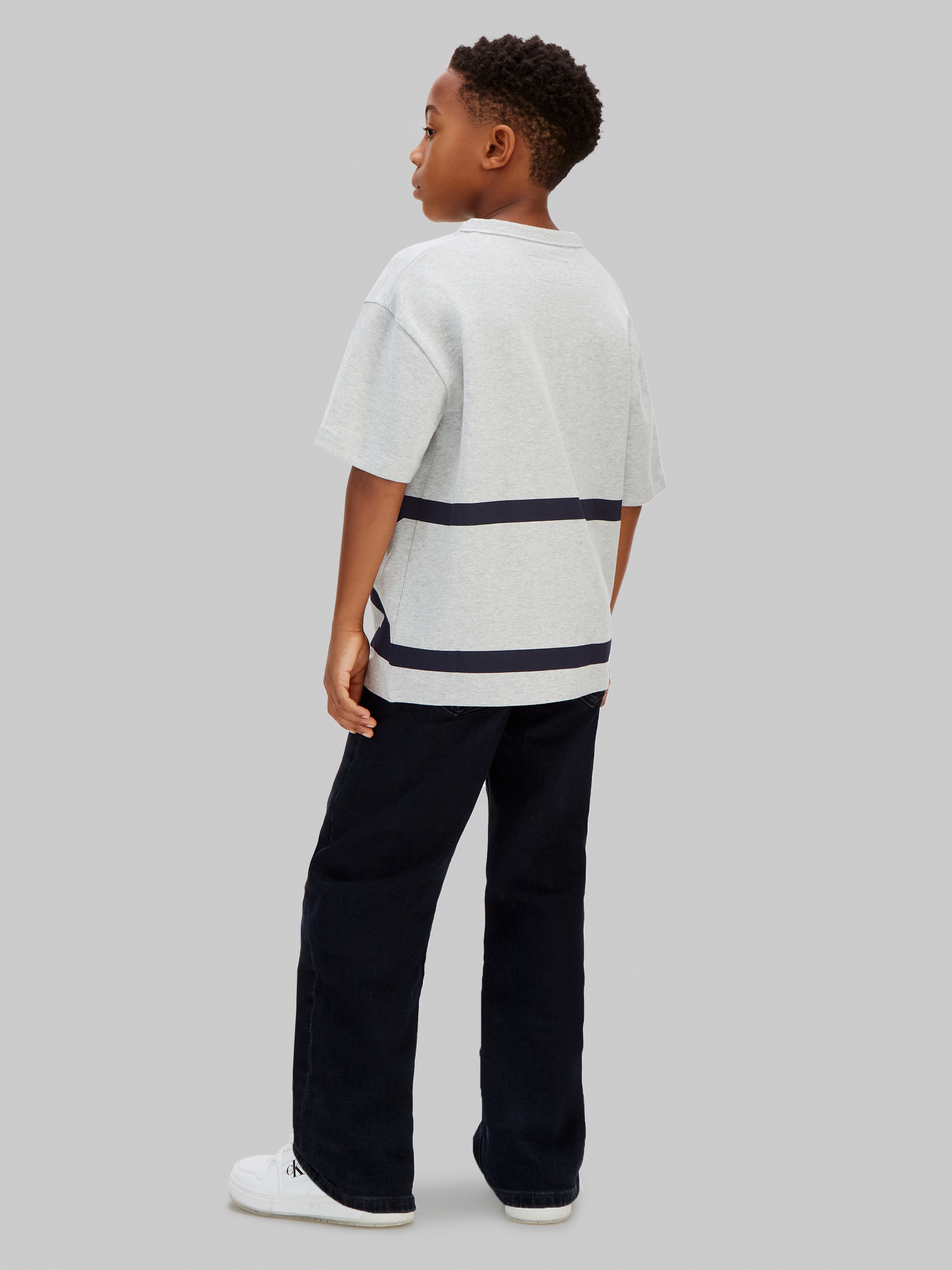 Calvin Klein Jeans T-shirt Regular fit mit Rundhalsausschnitt für Kinder