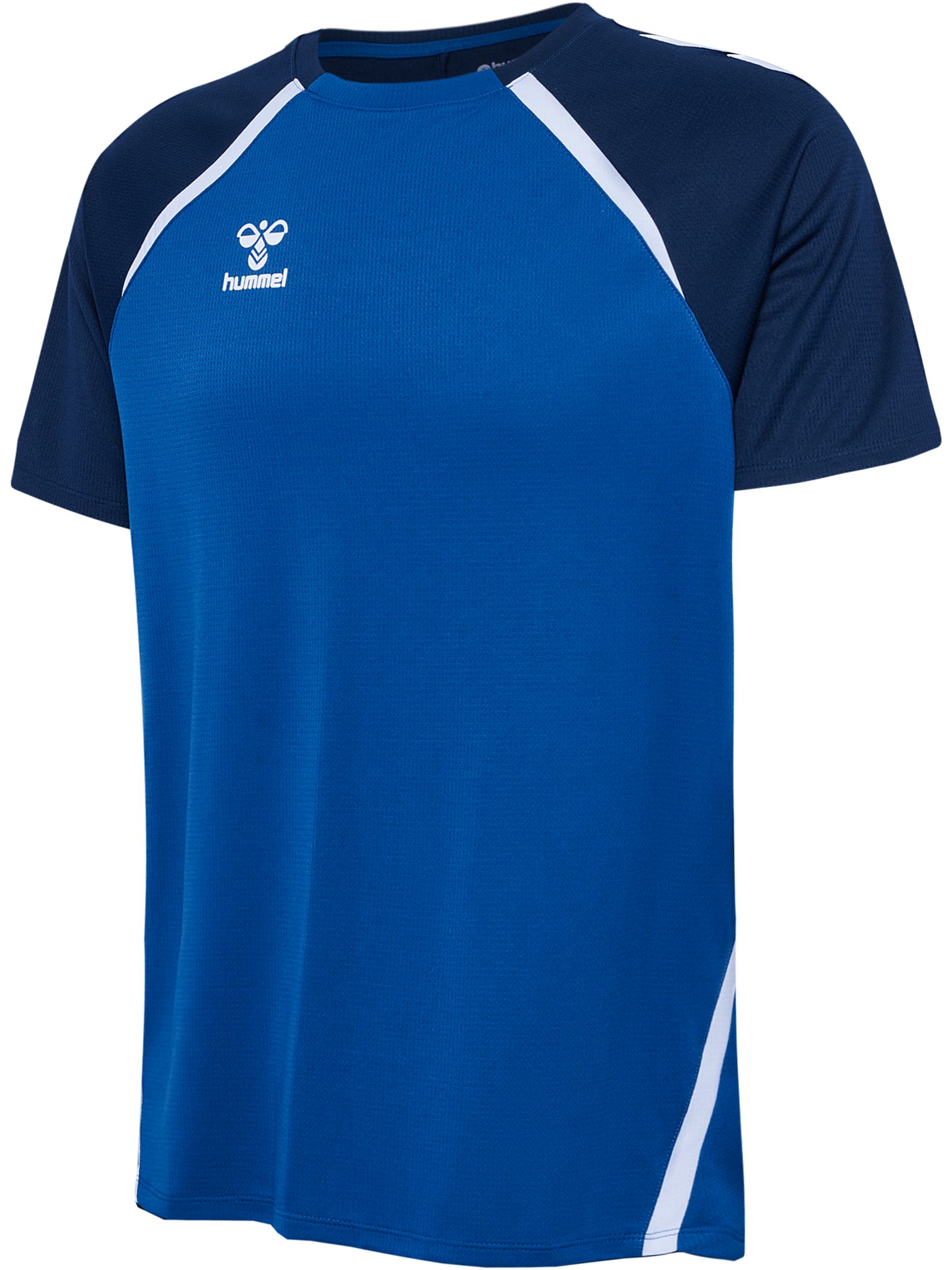 hummel Trainingsshirt »HMLLEAD 2.0 JERSEY S/S« mit Chevrons auf den Schultern, atmungsaktiv, schnelltrocknend