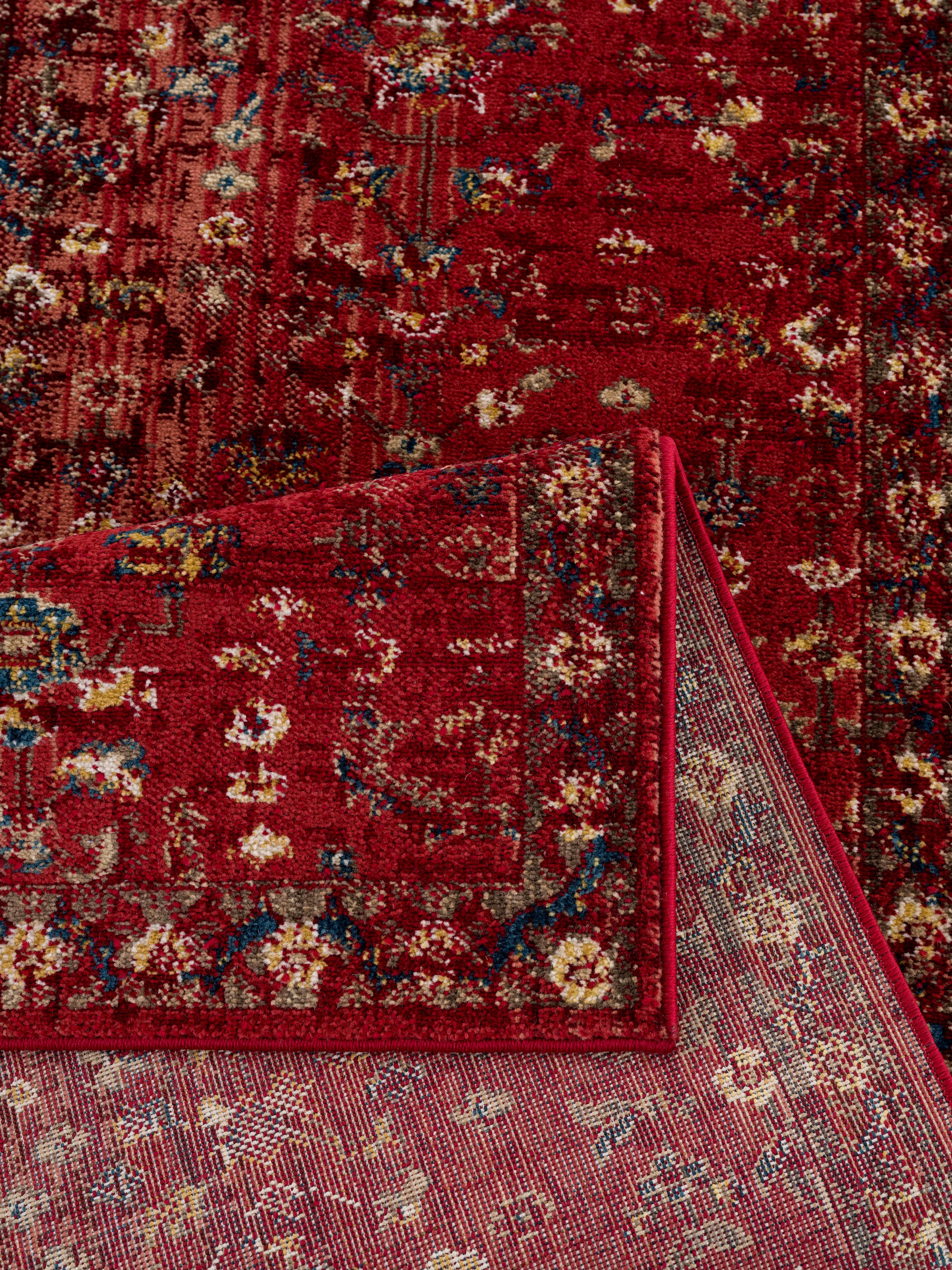 my home Läufer »Clovis«, rechteckig, 11 mm Höhe, Teppich im Orient-Design, mit Bordüre, Vintage