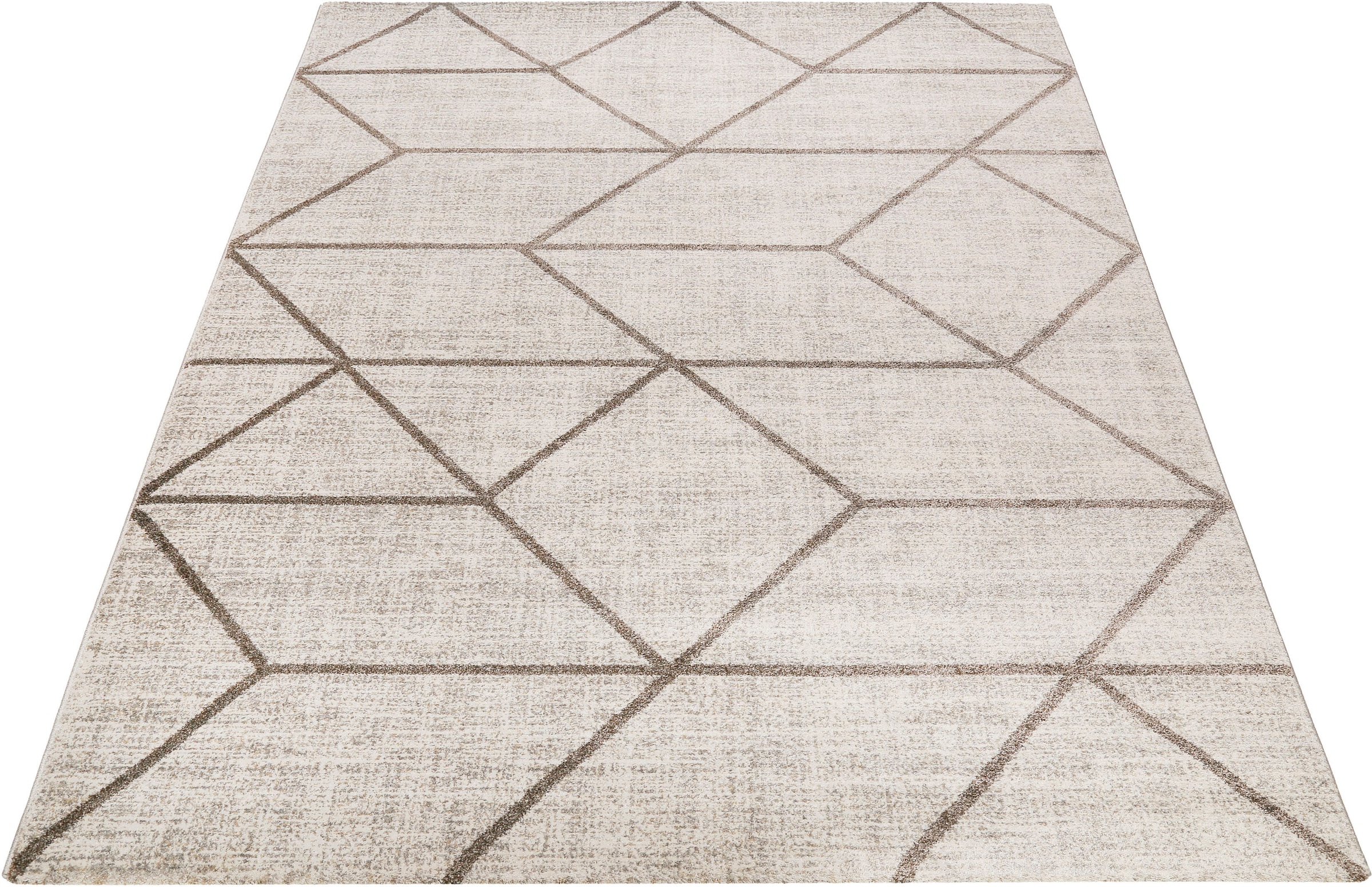 Image of Wecon home Teppich "Bossa Lounge" rechteckig 10 mm Höhe 3D-Design, Kurzflor, Wohnzimmer