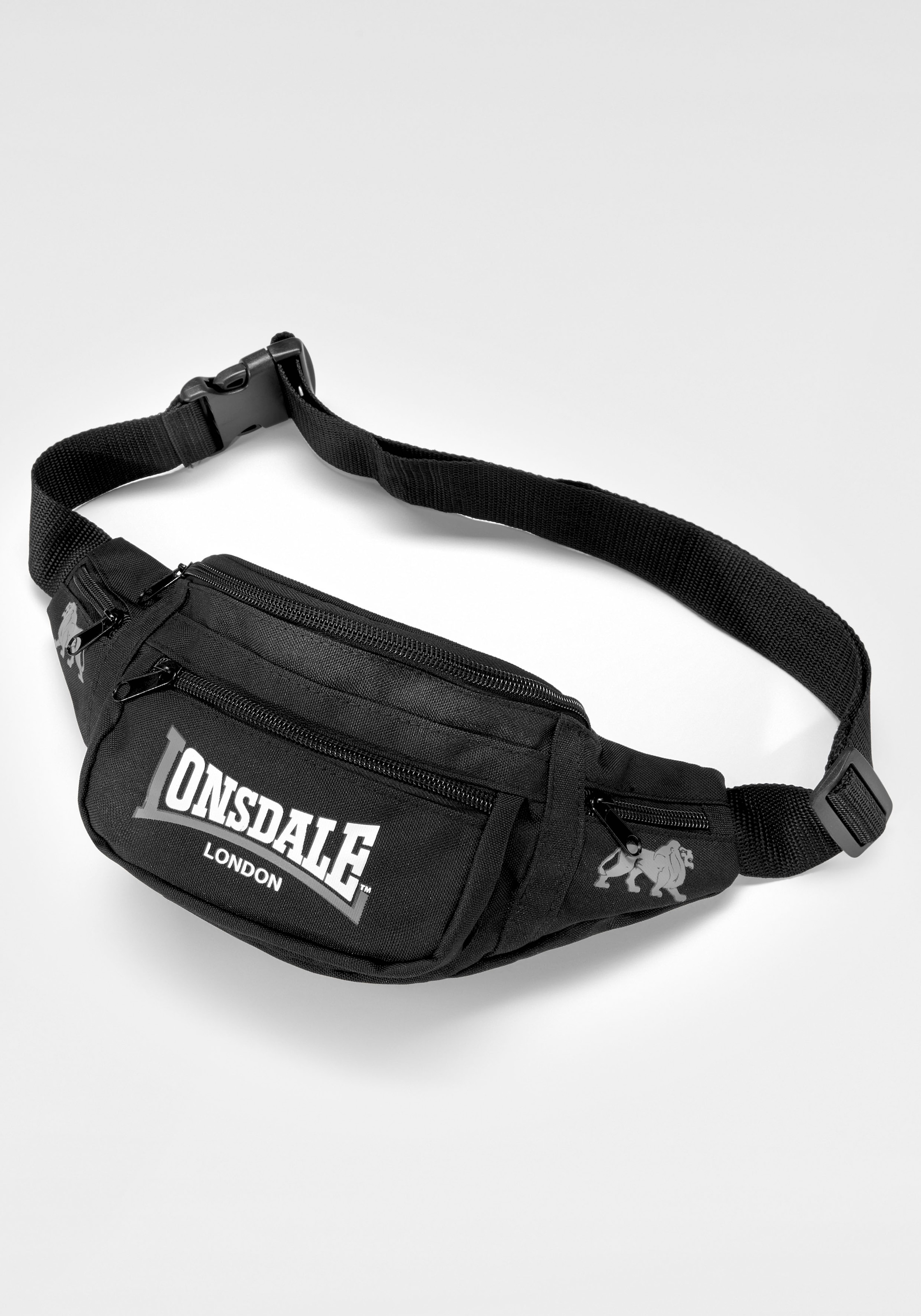 Image of Lonsdale Gürteltasche "HIP" mit Reissverschlusstaschen, pflegeleicht, schnell trocknend