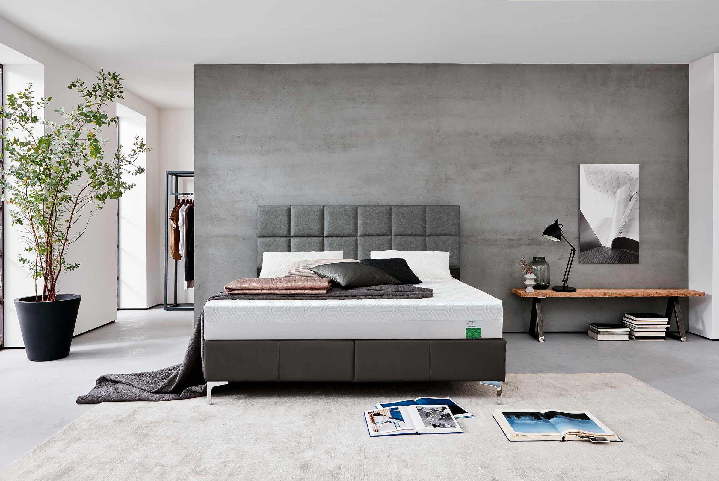 Image of Tempur Taschenfederkernmatratze »Hybrid Supreme«, 21 cm cm hoch, 703 Federn, (1 St.), Optimale Druckentlastung bei gleichzeitig dynamischer Anspassung! bei Ackermann Versand Schweiz