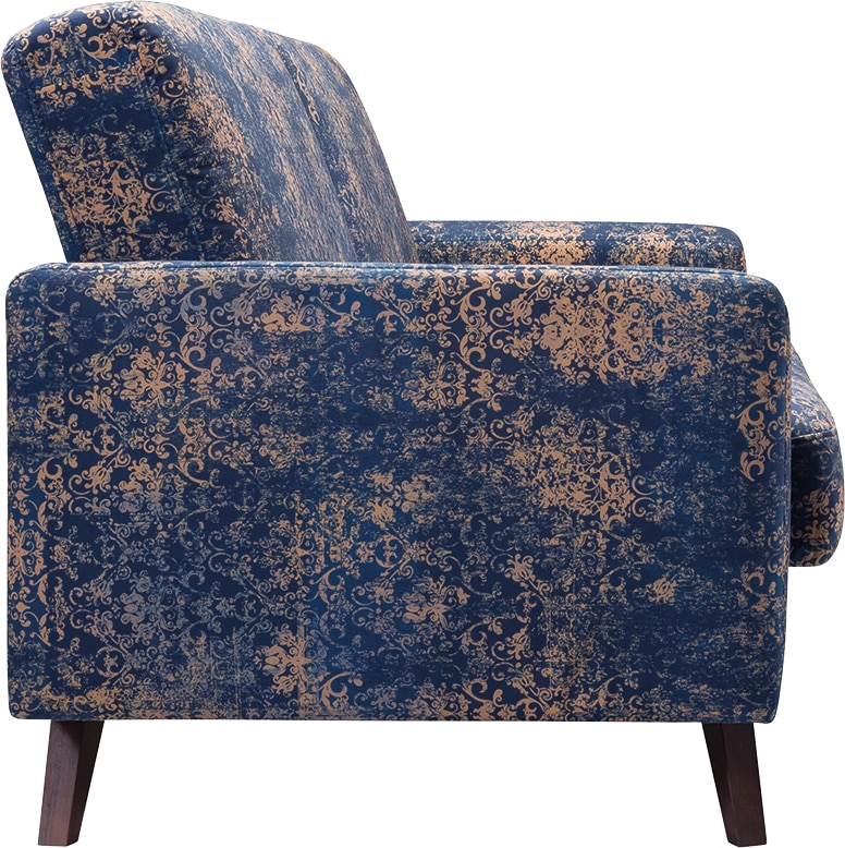 exxpo - sofa fashion Fauteuil »Side, bequemer Loungesessel mit extravagantem Bezug, Breite 82cm«