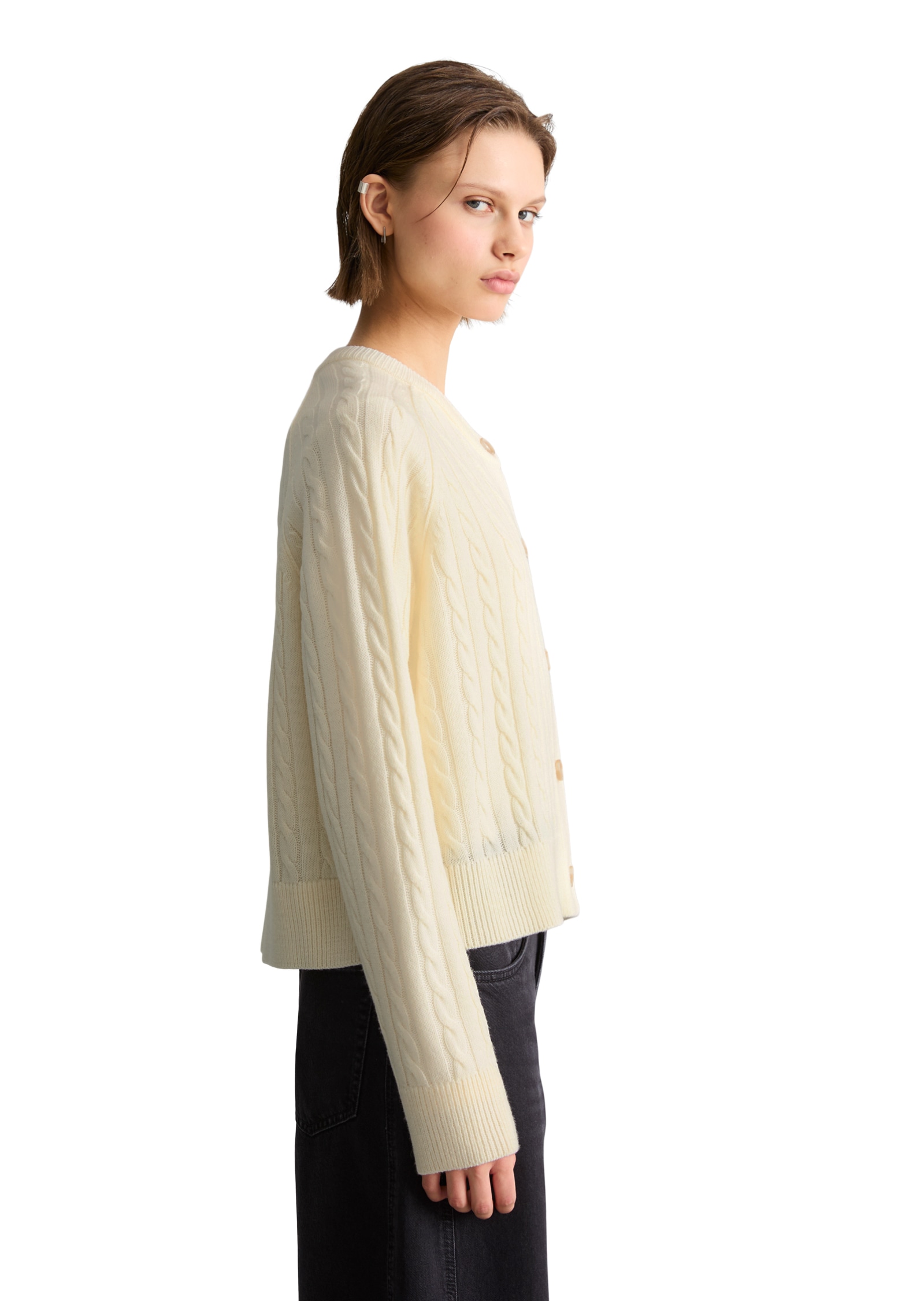 Marc O'Polo DENIM Cardigan en mélange laine vierge