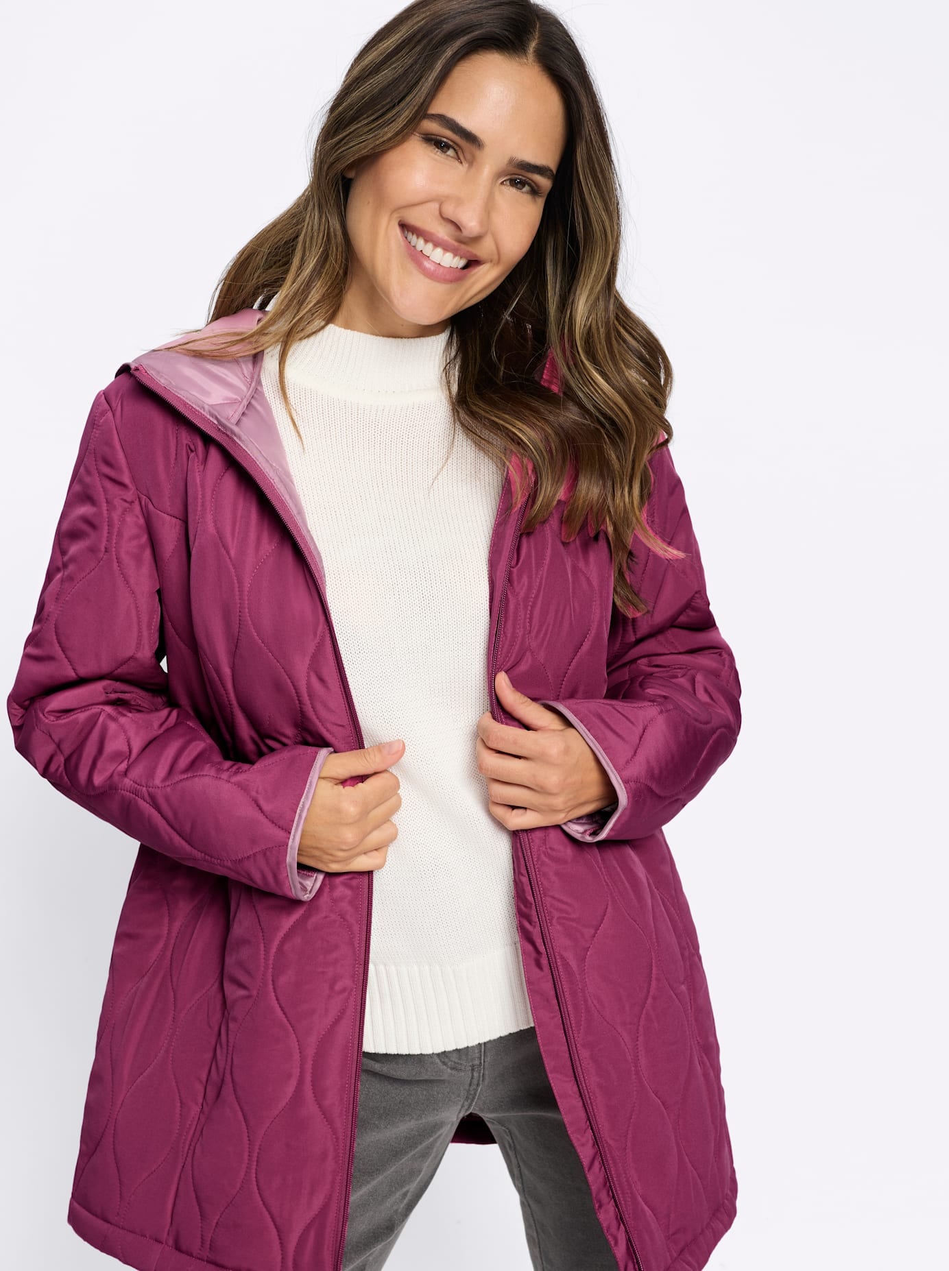 Classic Basics Veste matelassée mit Kapuze