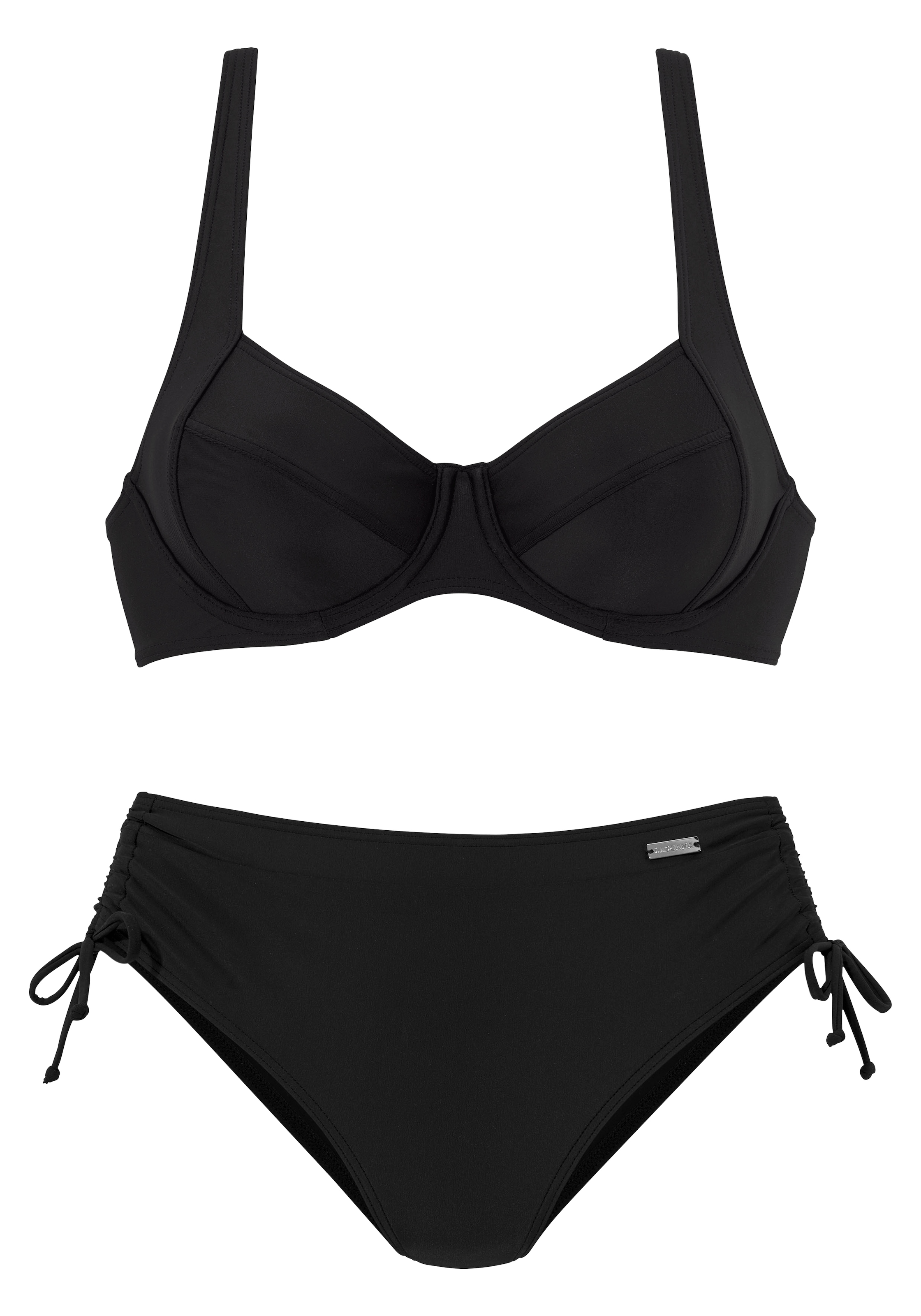 LASCANA Bikini à armatures mit seitlich geraffter Bikinihose