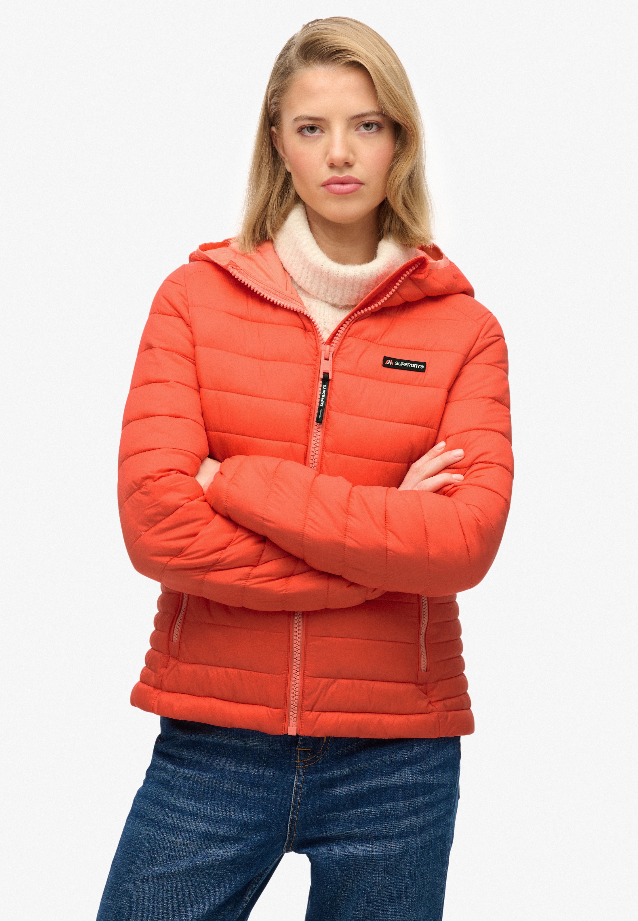 Superdry Veste matelassée »HOODED FUJI LITE PADDED JACKET« mit Kapuze