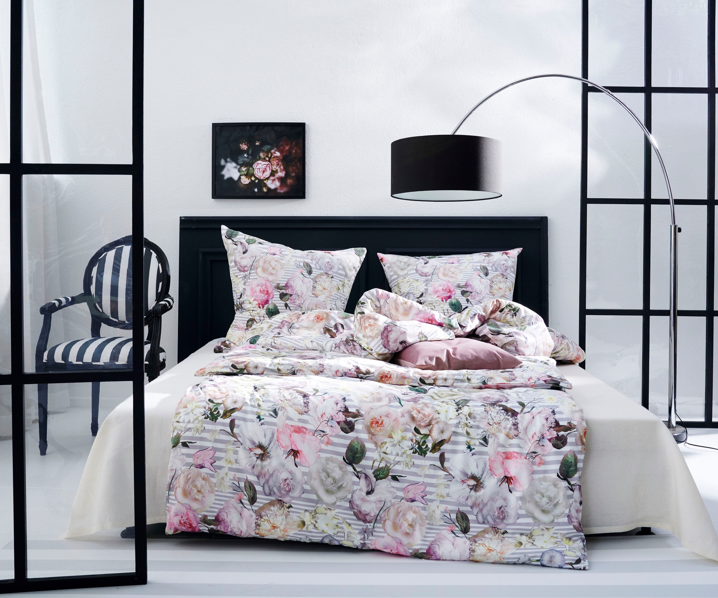 APELT Bettwäsche »Cosima«, Blumige Rosenträume und Boudoir-feeling