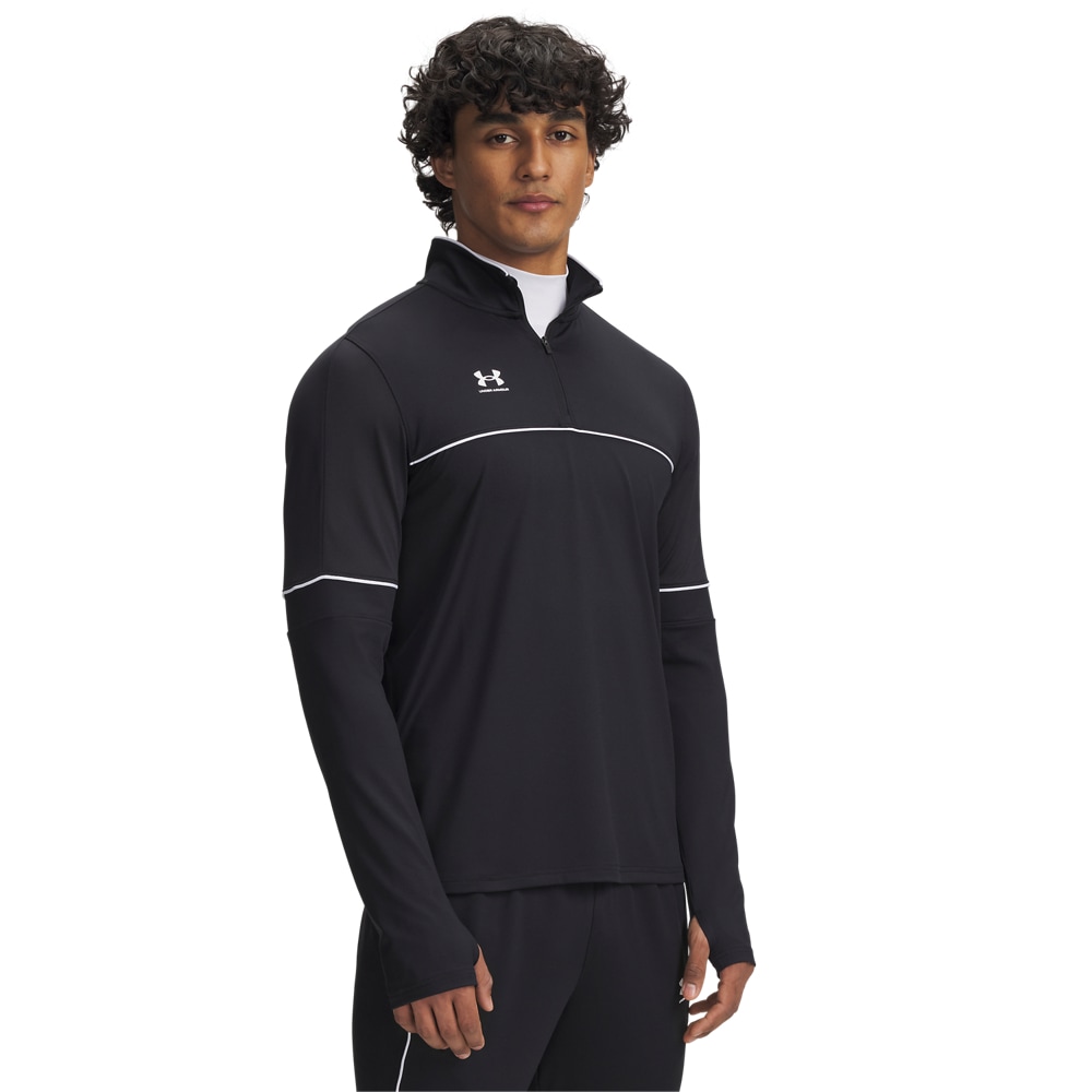 Image of Under Armour Trainingsshirt mit Rundhalsausschnitt und Stehkragen, atmungsaktiv