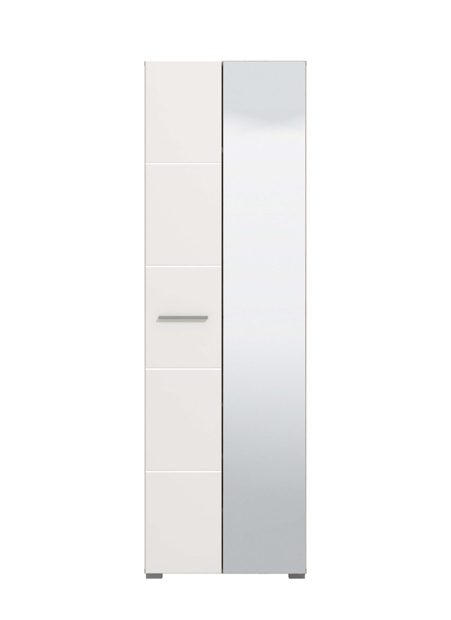 Home affaire Armoire vestiaire »Beny Kleiderschrank, Stauraumschrank, Flurschrank, Höhe 193 cm« Façades brillantes, porte miroir, largeur 60 cm, tringle à vêtements extensible