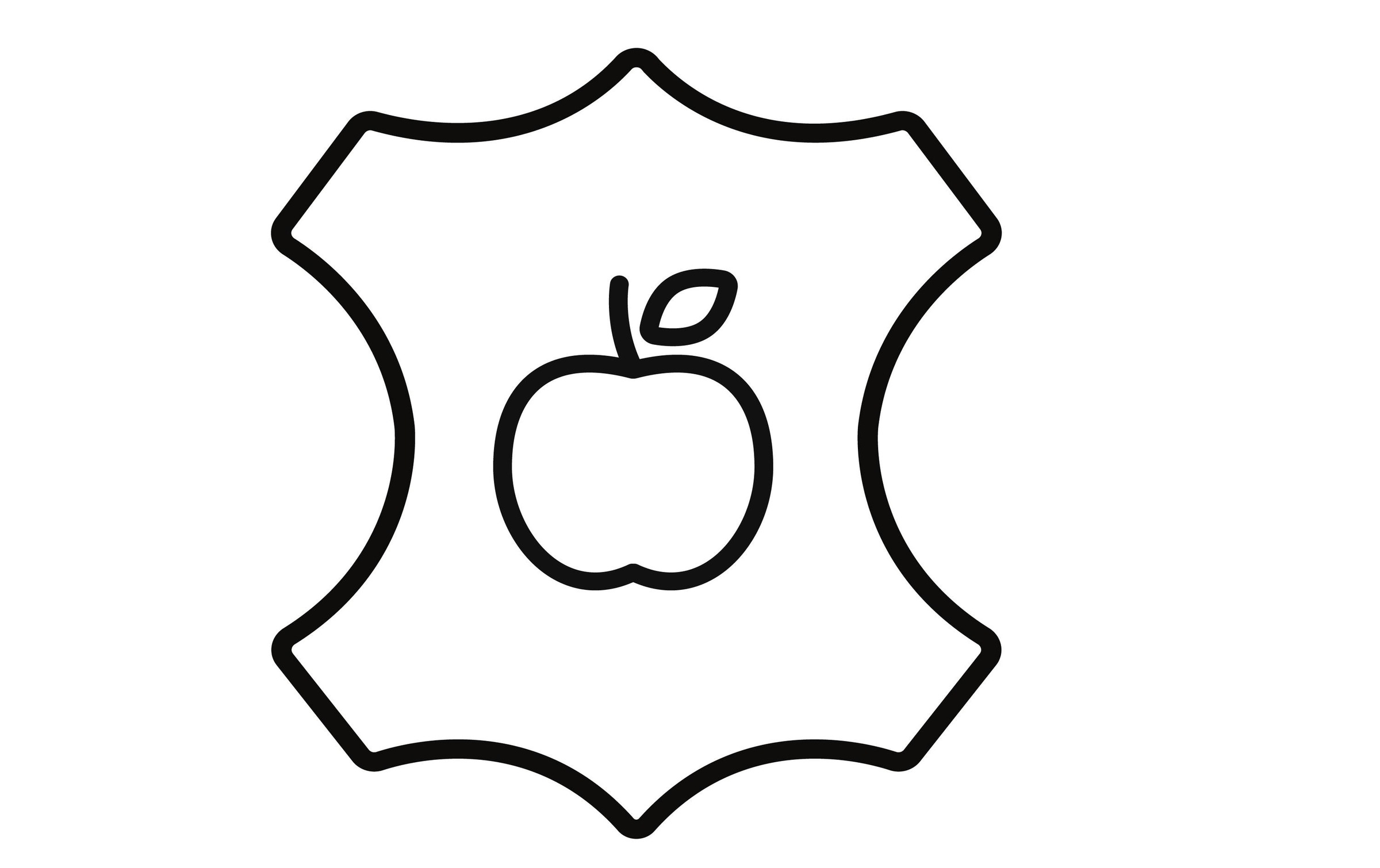 Geldbörse »TRU VIRTU Click & Slide Wallet vegan, Bio Apple Black«
