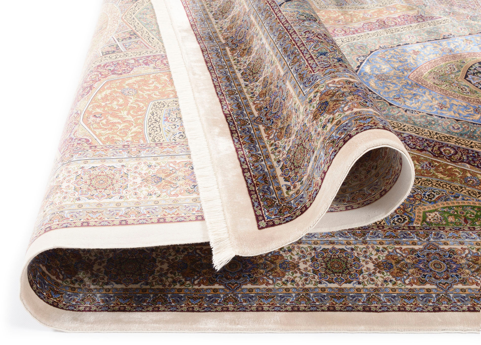 OCI DIE TEPPICHMARKE Teppich »SILK LINE SHAH ABBAS«, rechteckig, 5 mm Höhe, Wohnzimmer