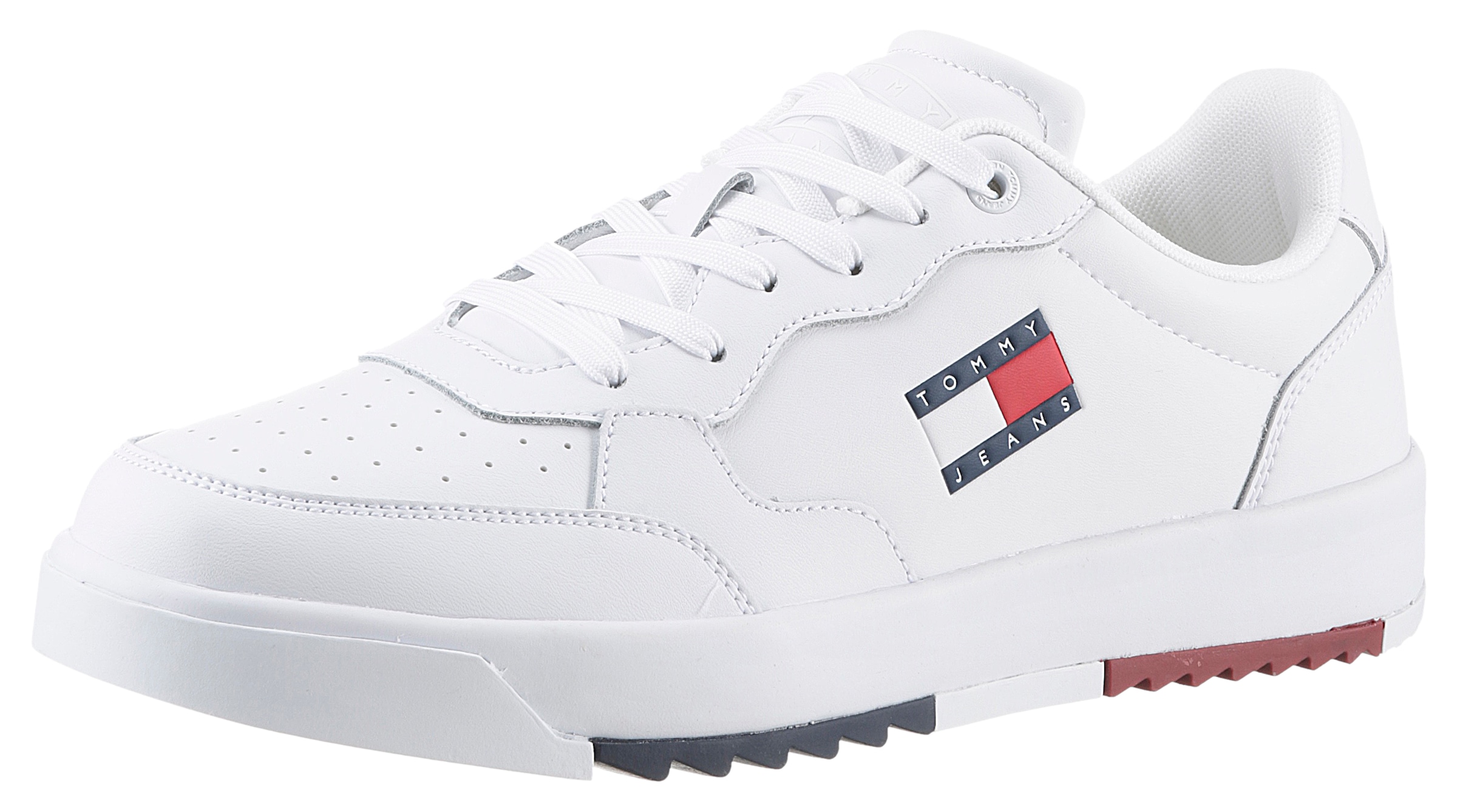 TOMMY JEANS Sneaker »TJM RETRO ESS«, mit TOMMY Markenlogo, Freizeitschuh, Halbschuh, Schnürschuh