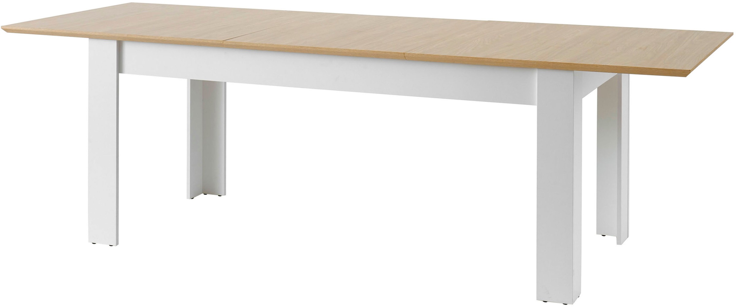 GOODproduct Esstisch »Brest, Tisch im Landhausstil, Wohnzimmertisch, Küchentisch« mit Auszugsfunktion, 180 cm ausziehbar auf 240 cm, Einlegeplatte