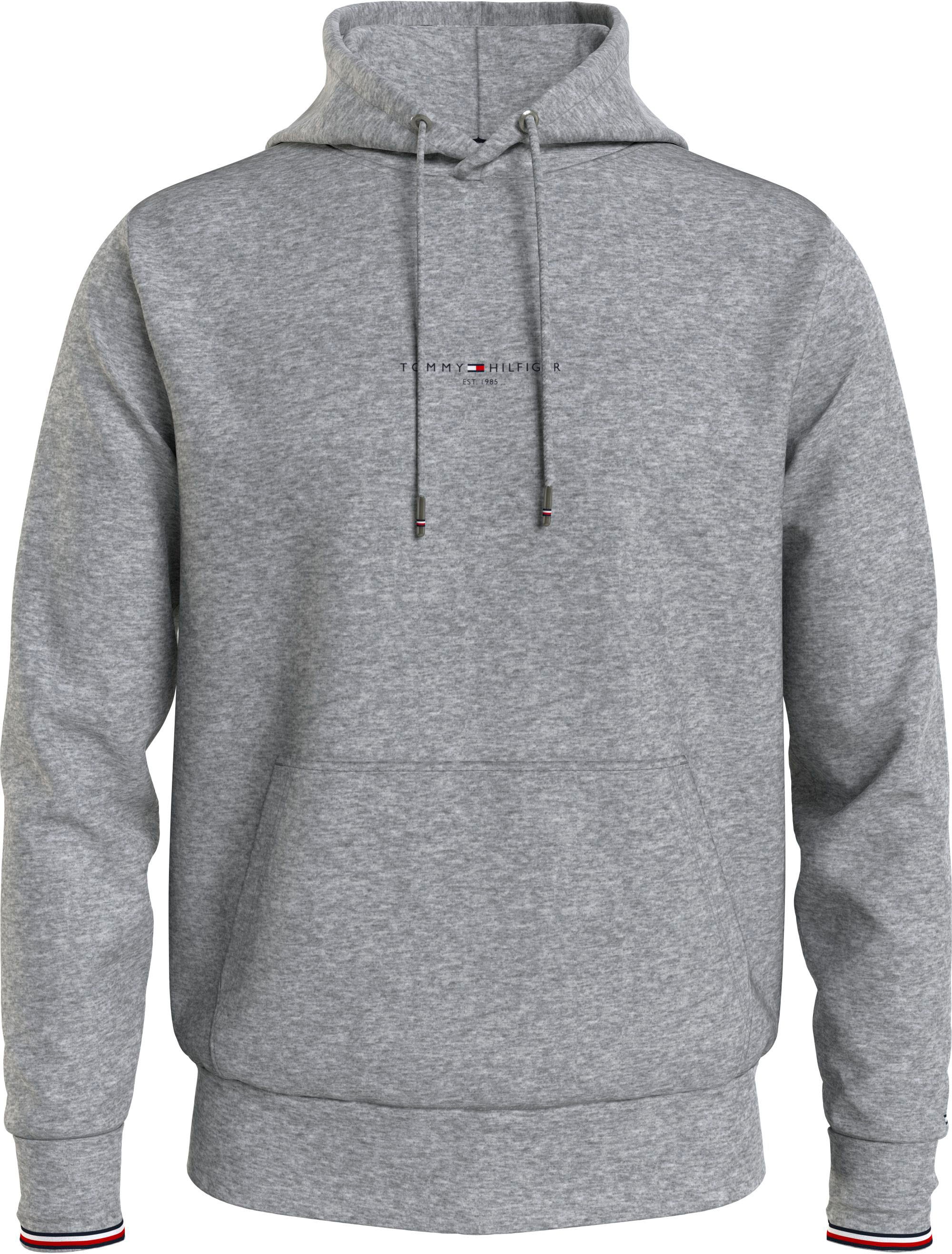 Tommy Hilfiger Hoodie »TOMMY LOGO TIPPED HOODY«, Tommy-Tape innen am Ausschnitt, Flag-Stickerei am Ärmel