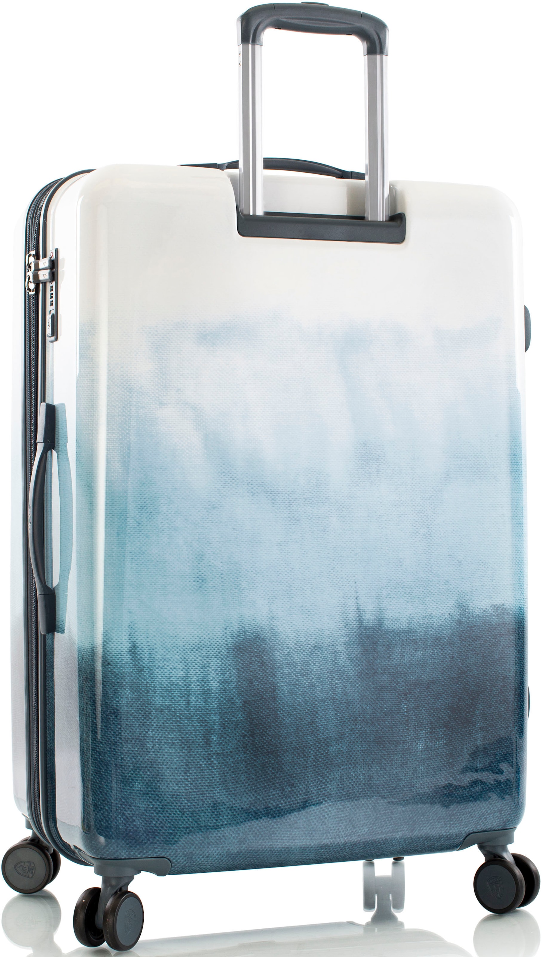 Heys Hartschalen-Trolley »Tie-Dye blau, 76 cm«, 4 Rollen, Heys x Joachim Llambi Reisegepäck TSA Schloss Volumenerweiterung