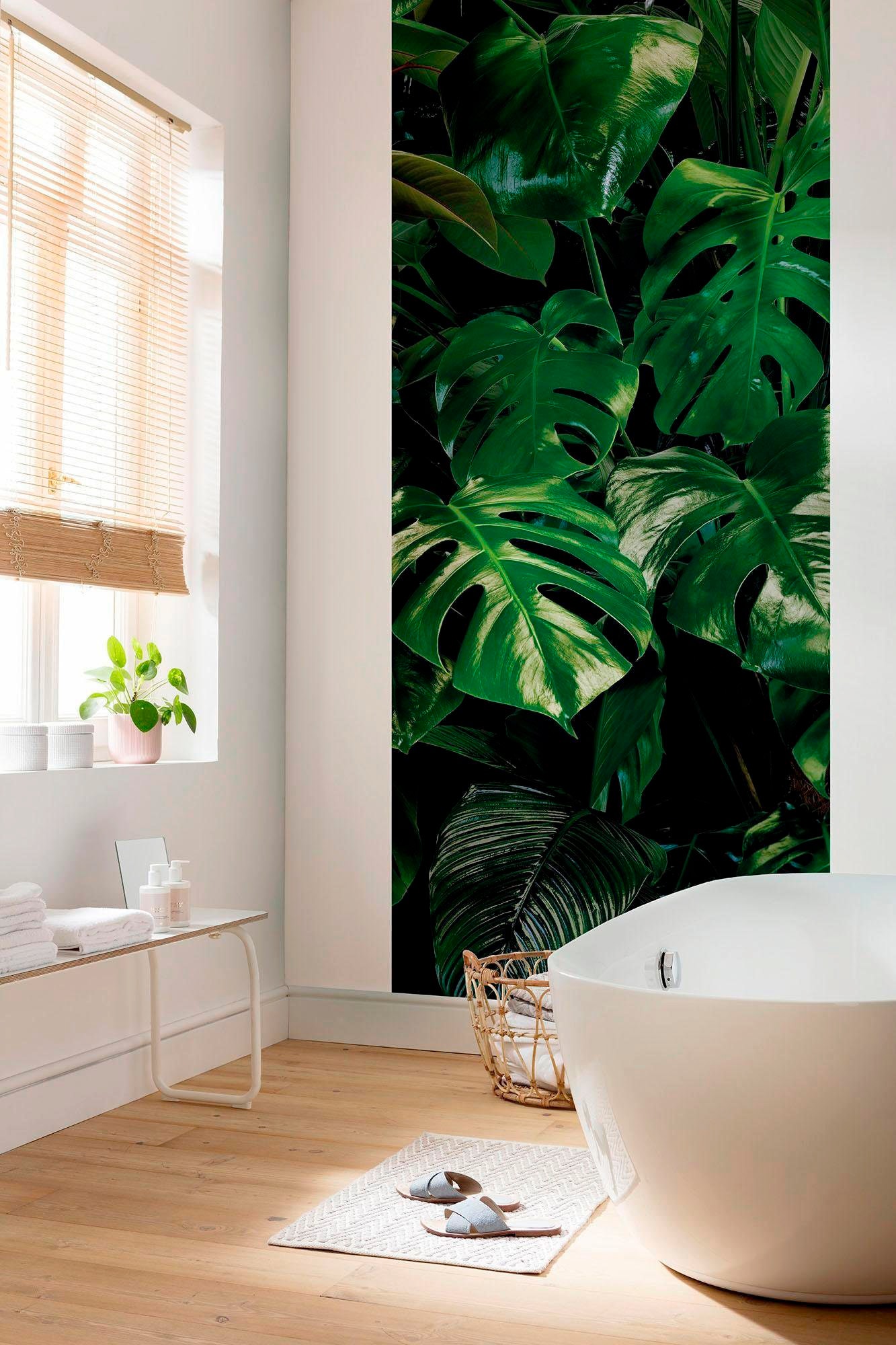 Komar Papier peint intissé »Digitaldruck Vlies -  Tropical Wall Panel - Grösse 100 x 250 cm« imprimé Wohnzimmer, Schlafzimmer