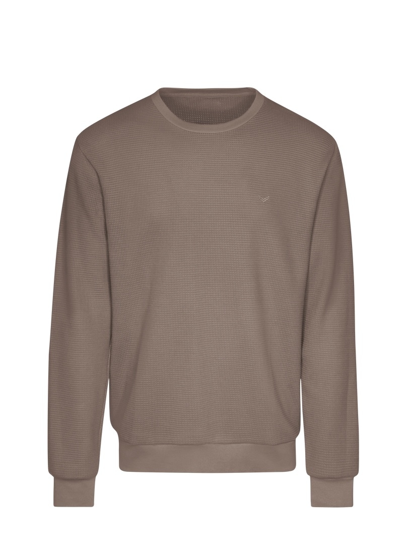 Trigema Sweat-shirt »TRIGEMA Sweatshirt in Waffeloptik«
