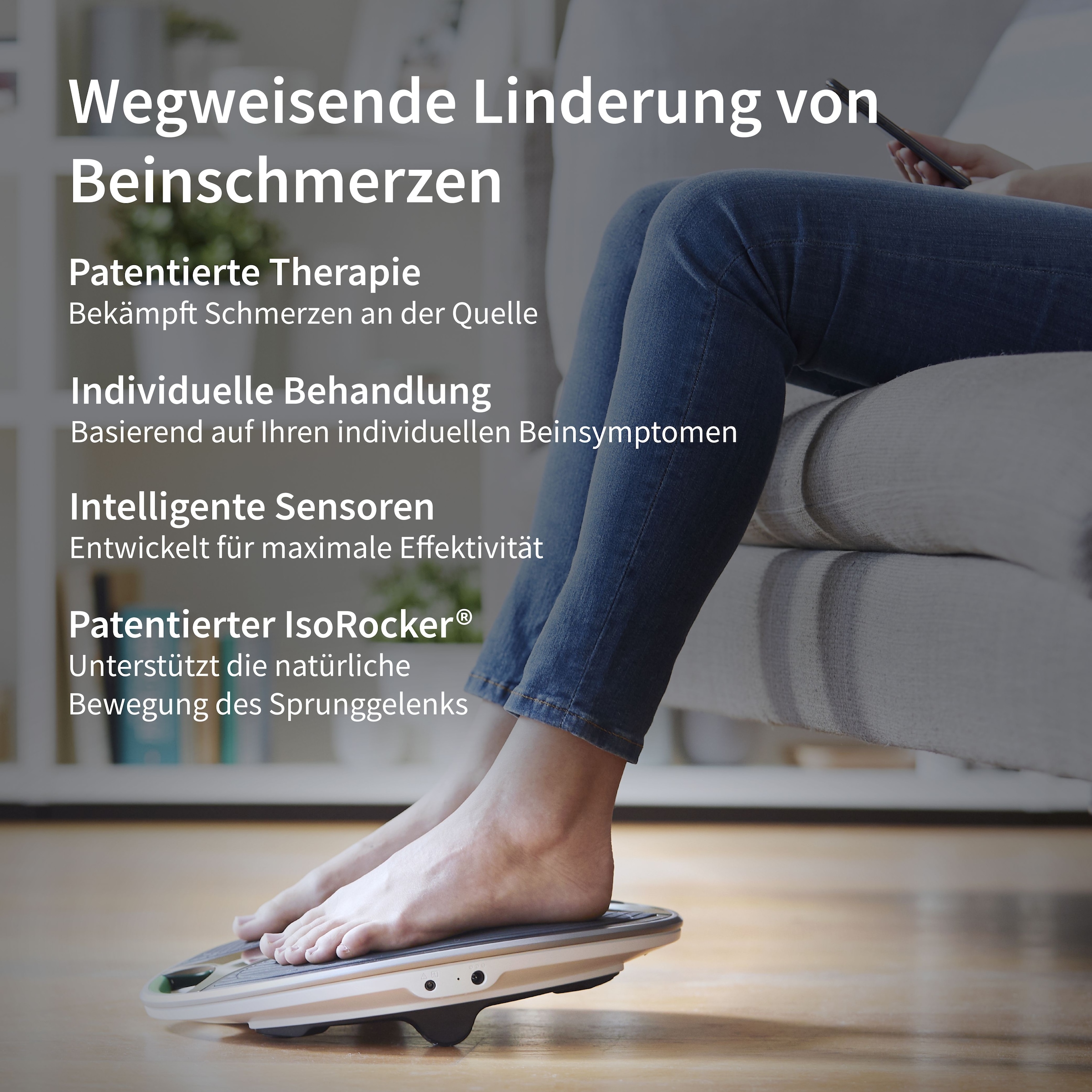 REVITIVE Appareil EMS »Medic Coach Durchblutungs-Stimulator« Thérapie efficace contre les douleurs au genou et meilleure circulation sanguine