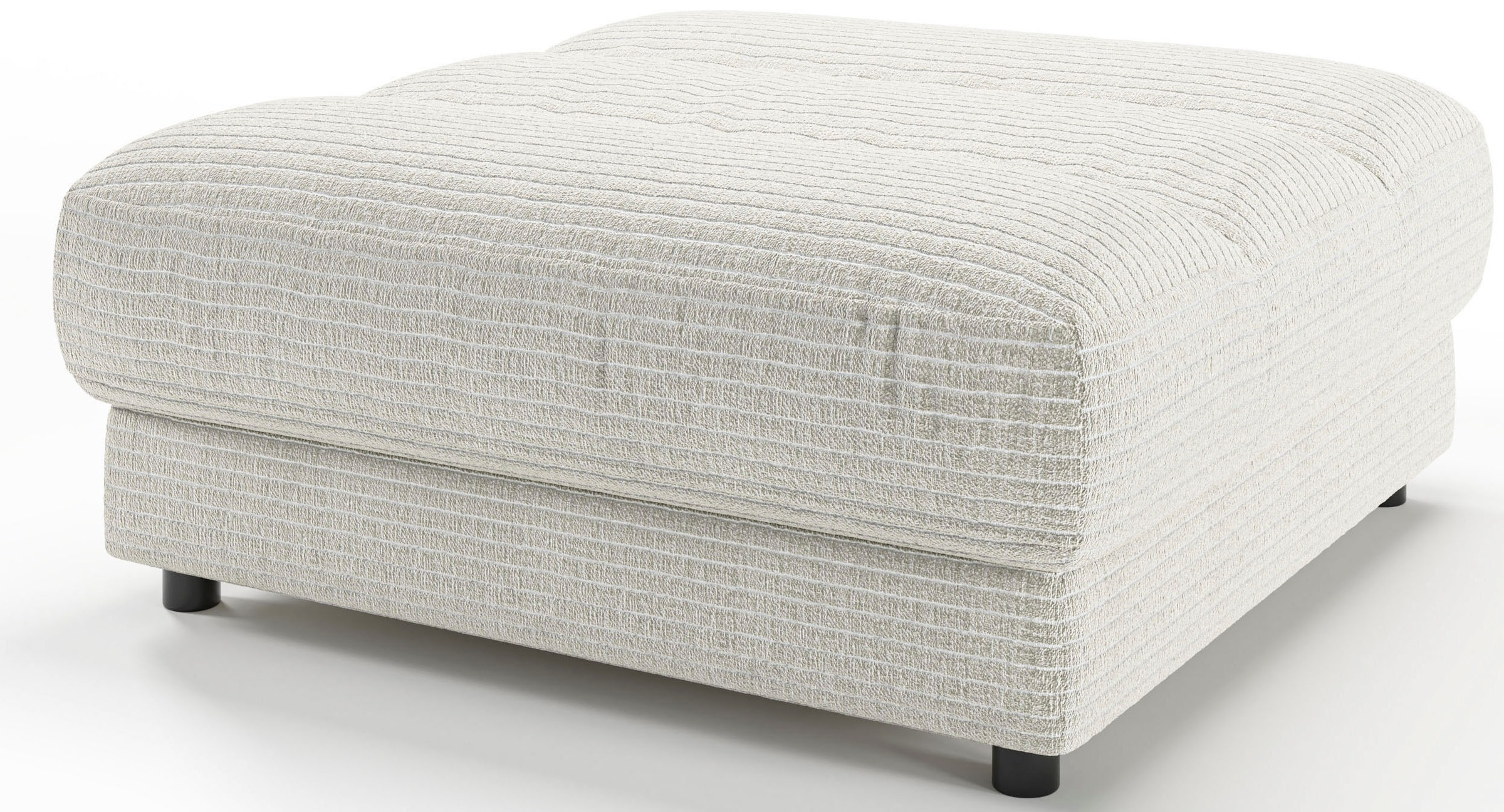 Image of 3C Candy Polsterhocker "Stripes" Passend zur Serie Stripes, Chenille-Bezug