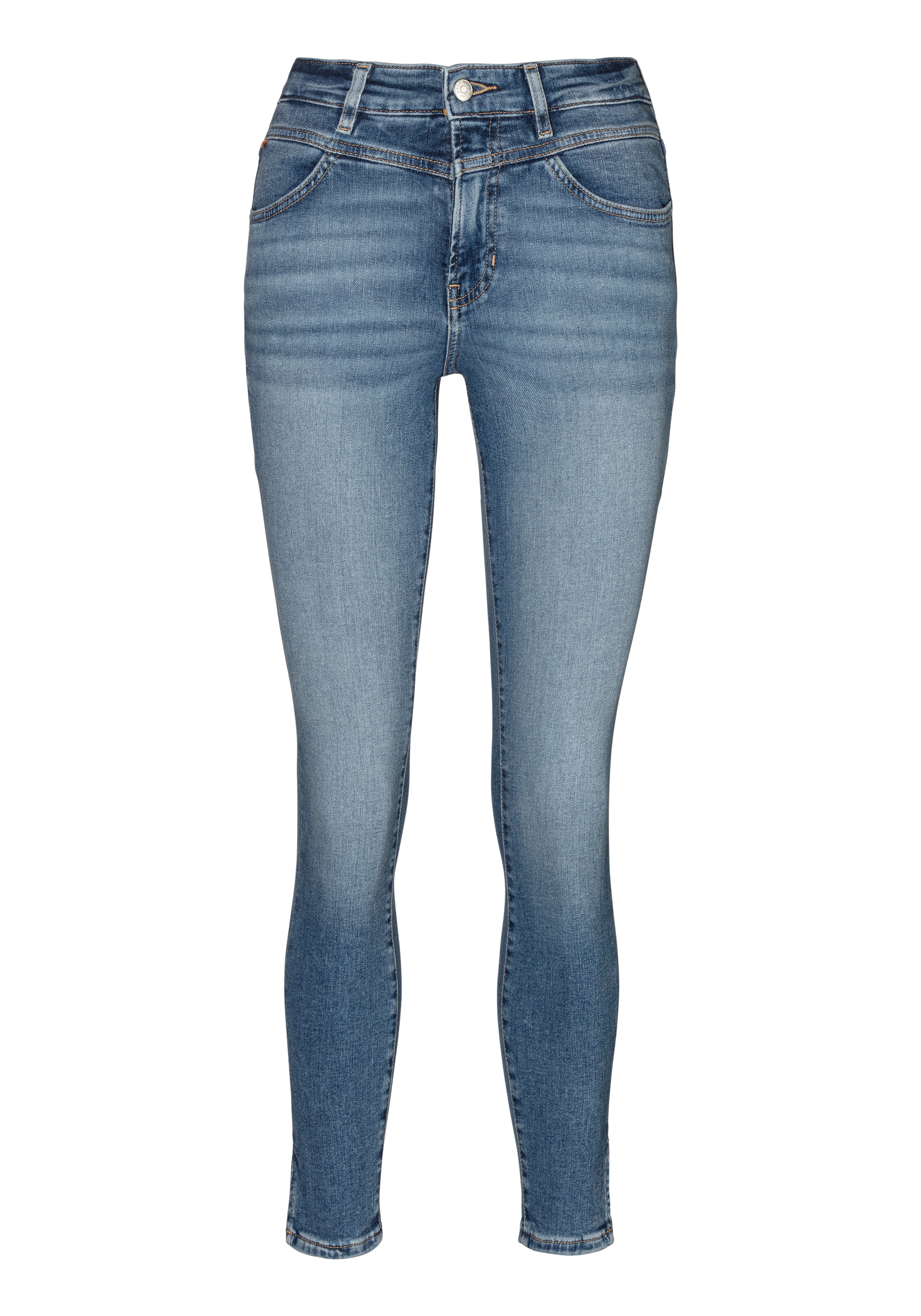 BOSS ORANGE Slim-fit-Jeans »Kitt High Rise Hochbund High Waist Premium Denim Jeans«, mit BOSS Leder-Badge-BOSS ORANGE 1