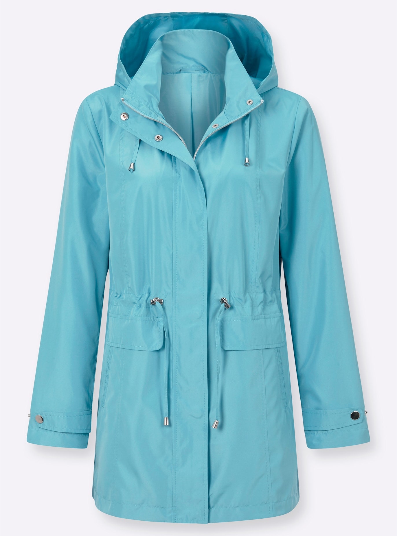 Classic Basics Langjacke mit Kapuze