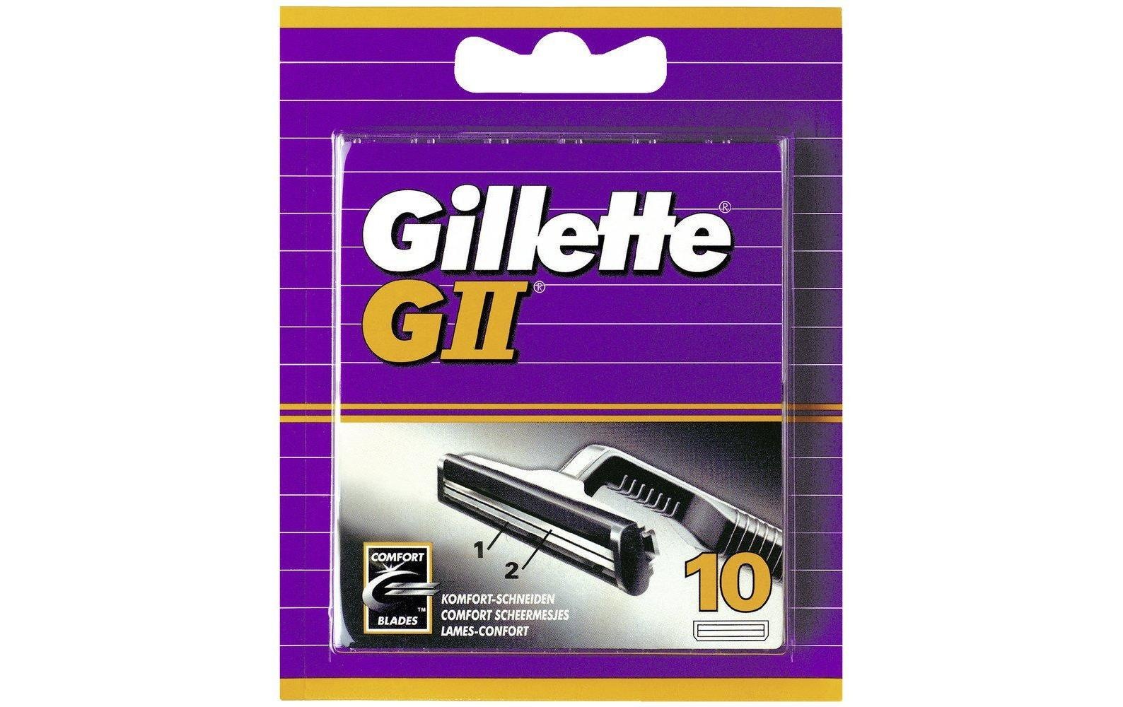 Image of Gillette Rasierklingen "GII 10 Stück" Gillette GII