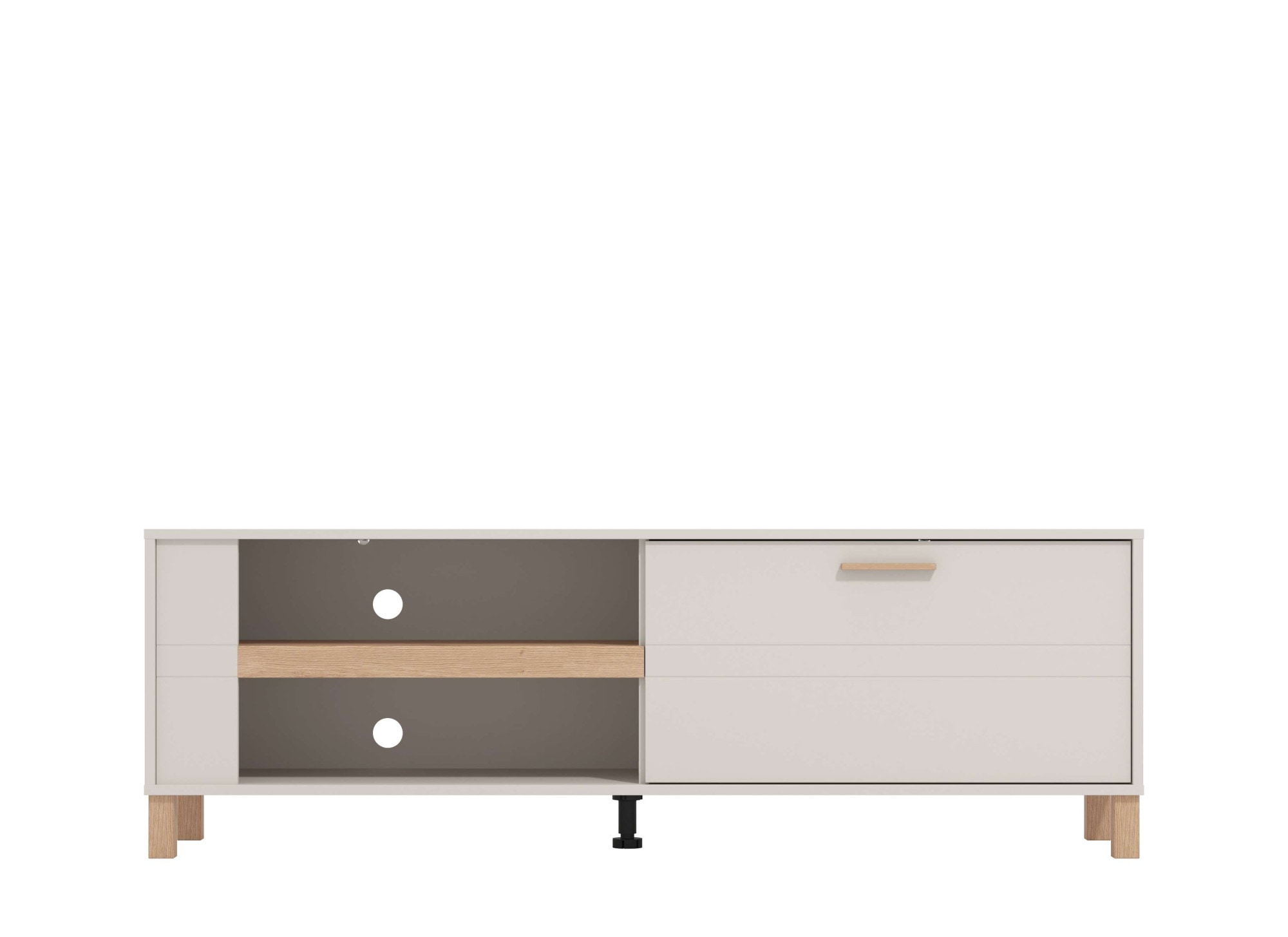 Image of Home affaire TV-Board "Sheffield TV-Bank, TV-Schrank, TV-Lowboard, TV-Möbel, Breite 157 cm" Klapptür, 2D-beschichtetes MDF-Profil, Heissprägedetails