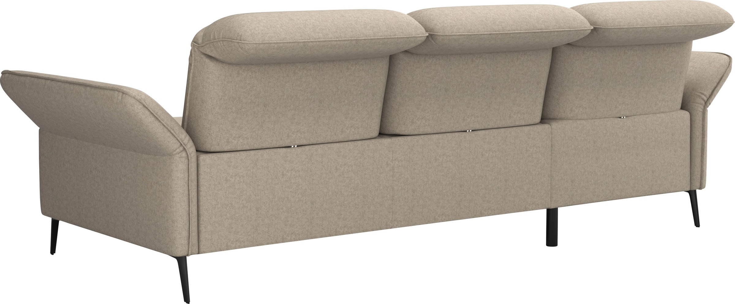 sit&more Ecksofa »Emely«, mit Sitztiefenverstellung optional mit Bettfunktion und Bettkasten