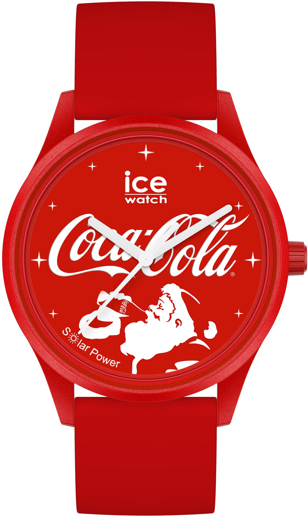 Image of ice-watch Solaruhr »COCA COLA - Santa Claus Red - Medium - 3H, 019920« bei Ackermann Versand Schweiz