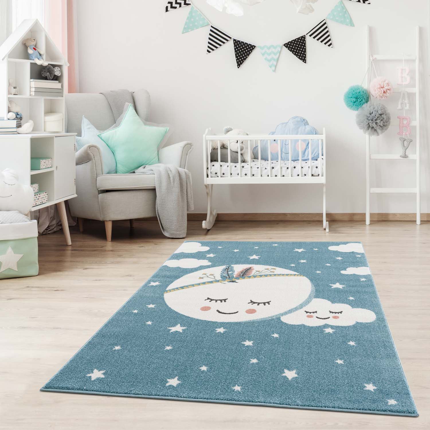 Image of Carpet City Kinderteppich "Anime9383" rechteckig 11 mm Höhe pflegeleichter Spieleteppich, Kinderzimmer