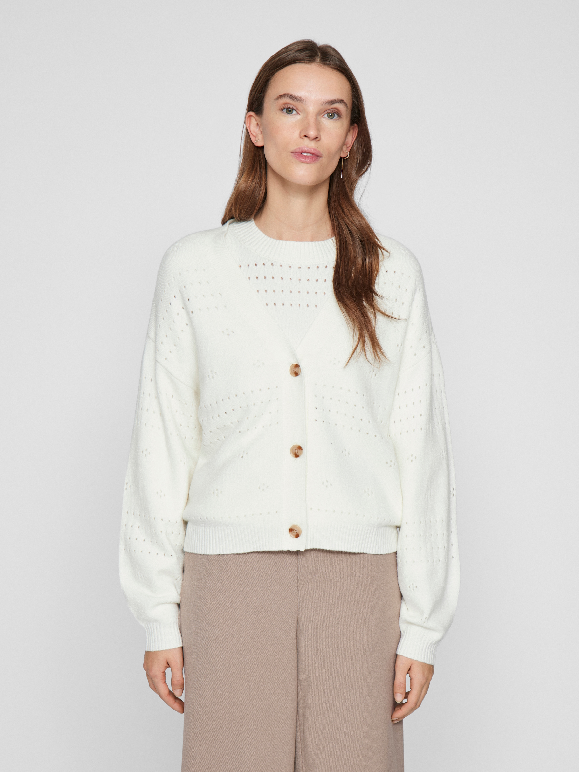 Vila Strickjacke »VIRIL V-NECK L/S KNIT CARDIGAN - NOOS«