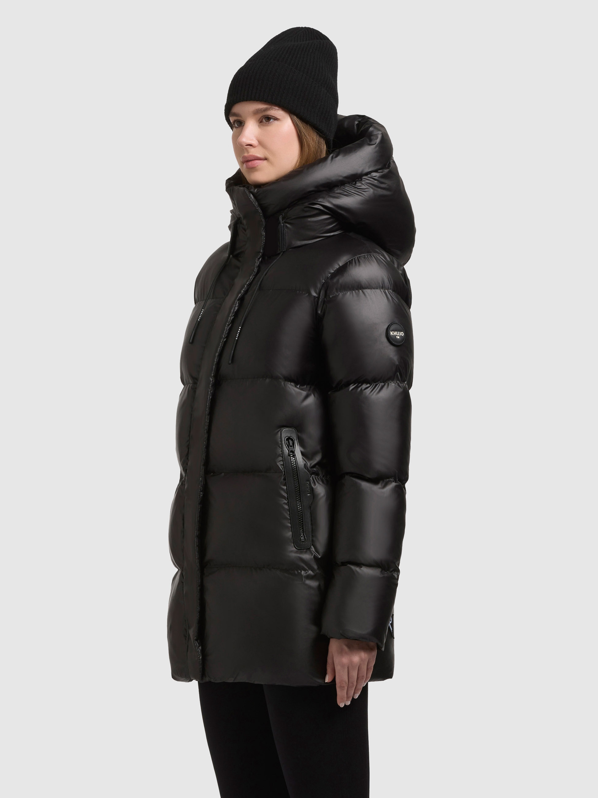 khujo Steppjacke »DROWN SHINY« mit Kapuze