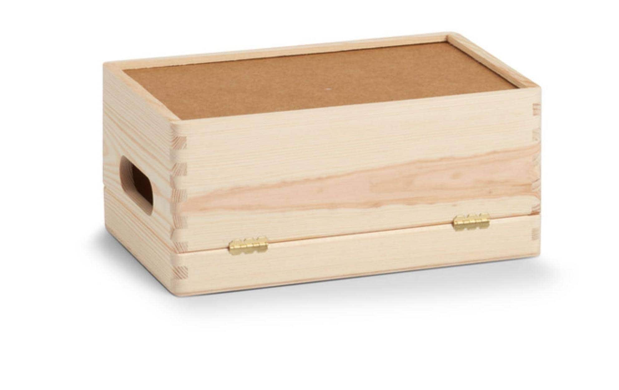 Zeller Present Kiste »mit Deckel 30 x 14 cm, Nature«