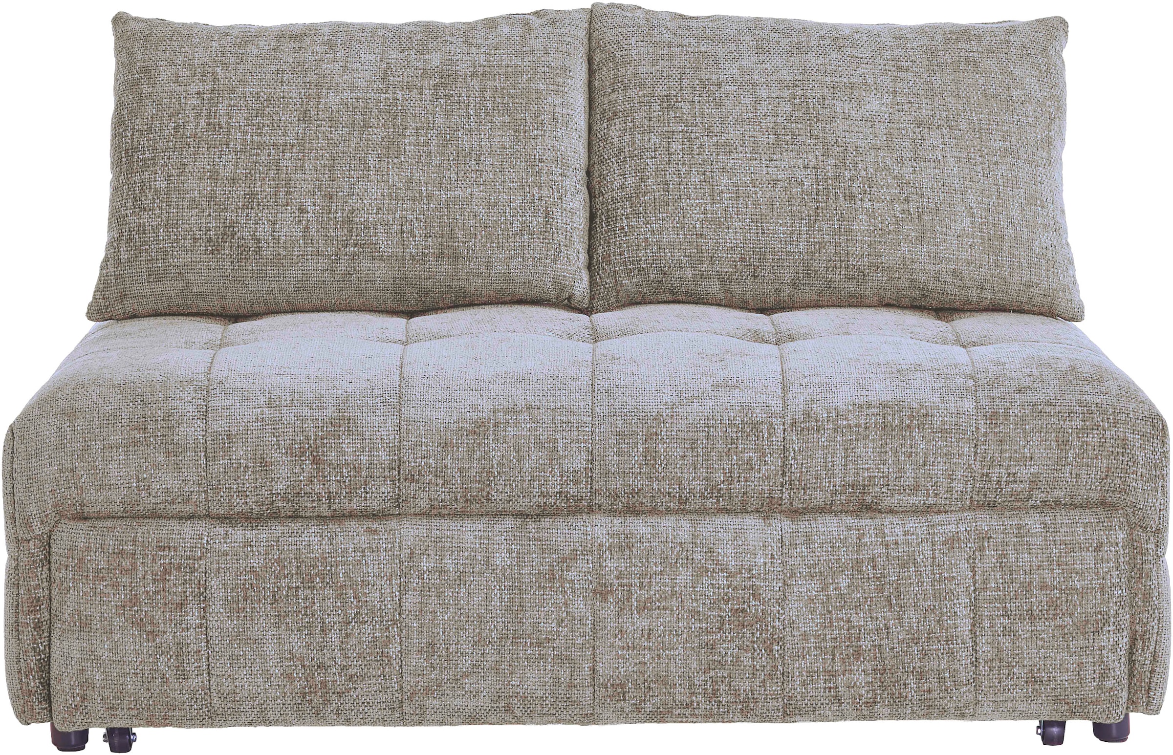 ATLANTIC home collection Canapé-lit »Kuno, B:140cm« 2-Sitzer Schlafsofa mit Sitztiefenverstellung (2x)