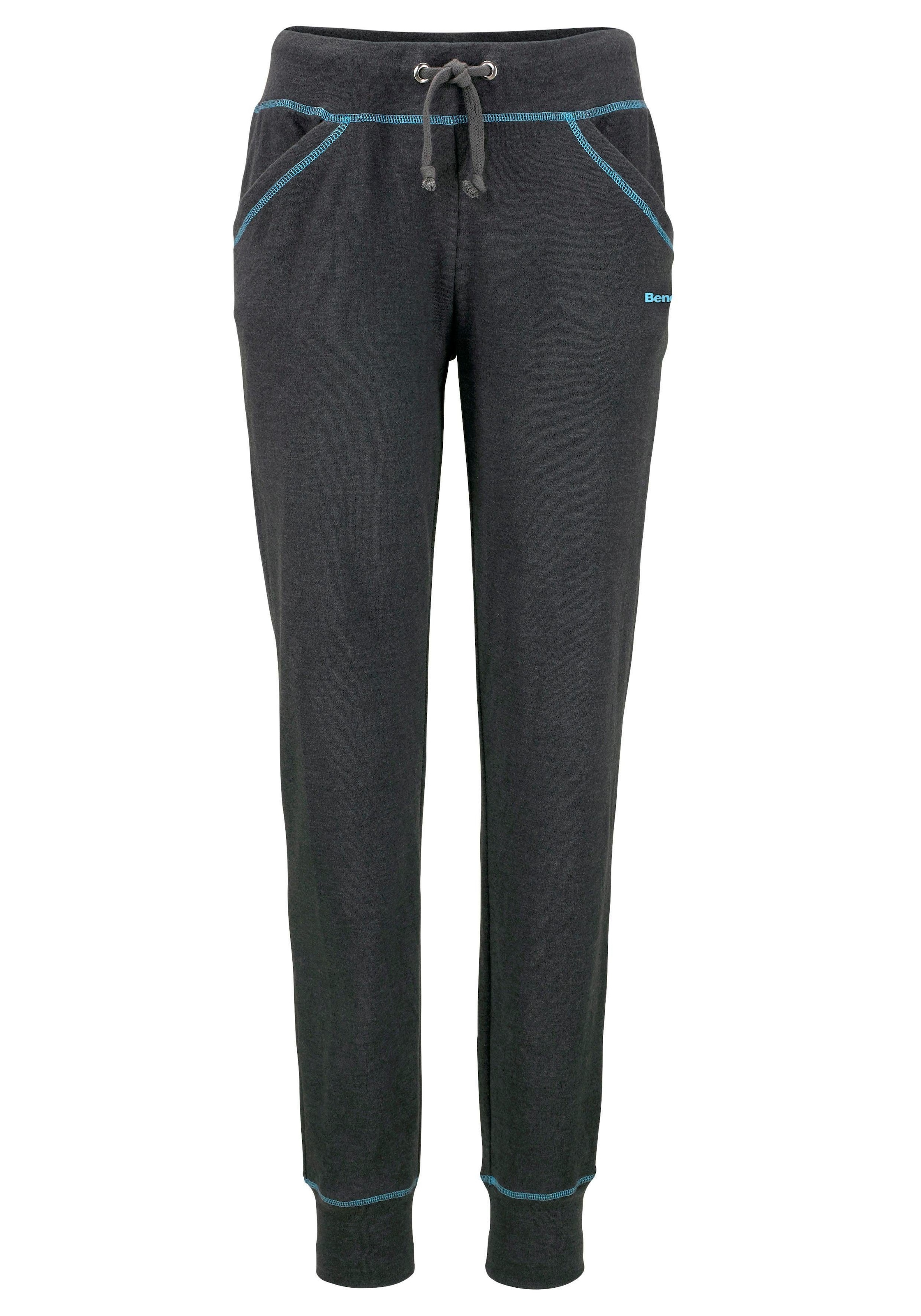 Bench. Loungewear Relaxhose, mit kontrastfarbenen Nähten, Loungewear