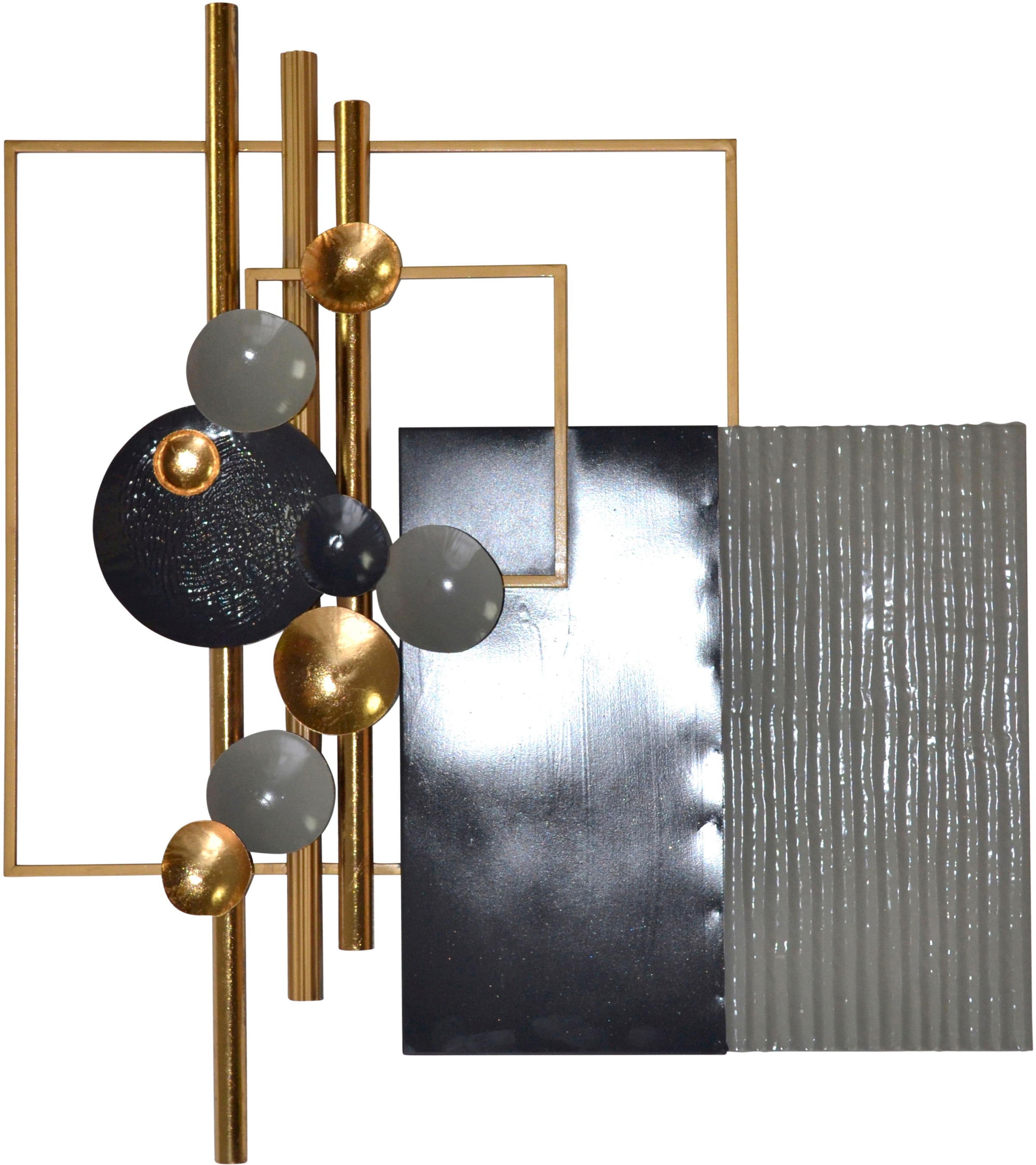 Image of HOFMANN LIVING AND MORE Wanddekoobjekt "Wanddekoration" aus Metall, geometrische Formen