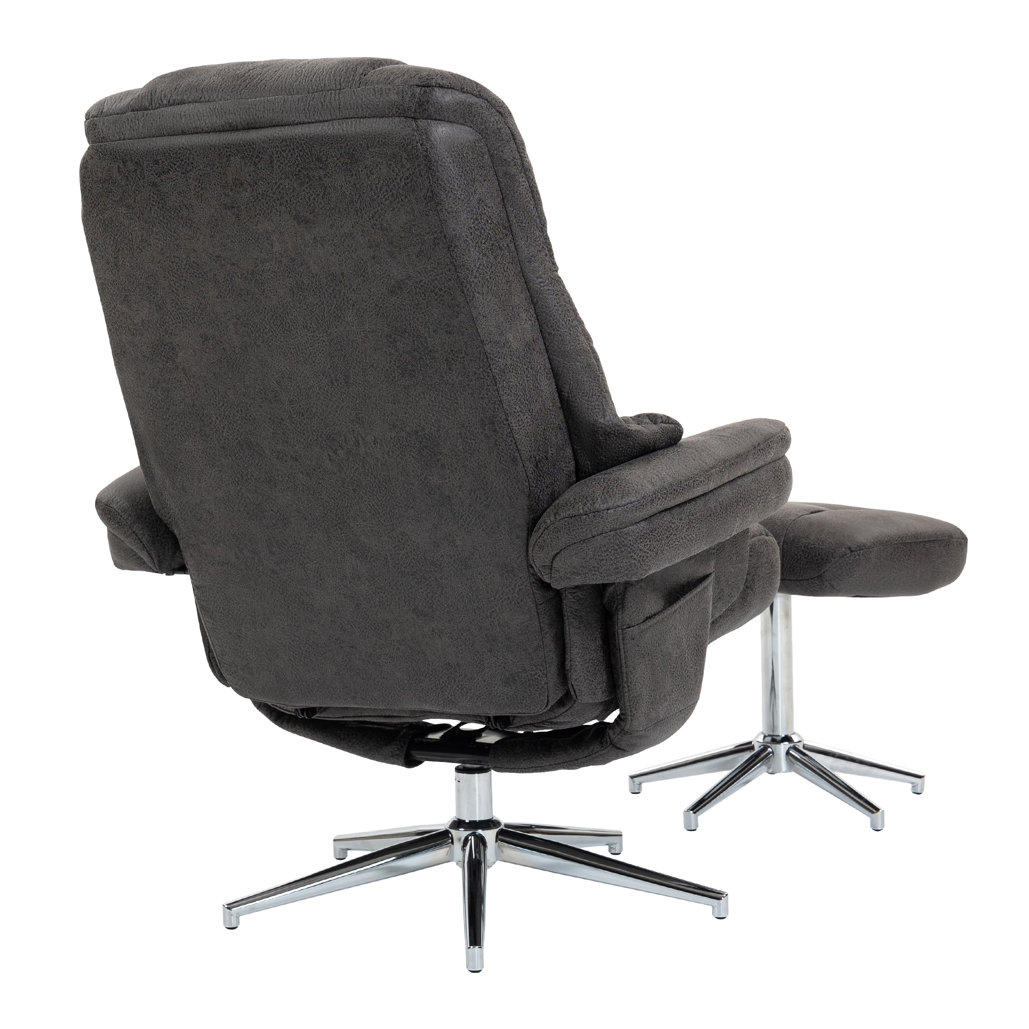 Duo Collection Fauteuil TV »Burnaby« avec tabouret et fonction relax, pivotant à 360 degrés