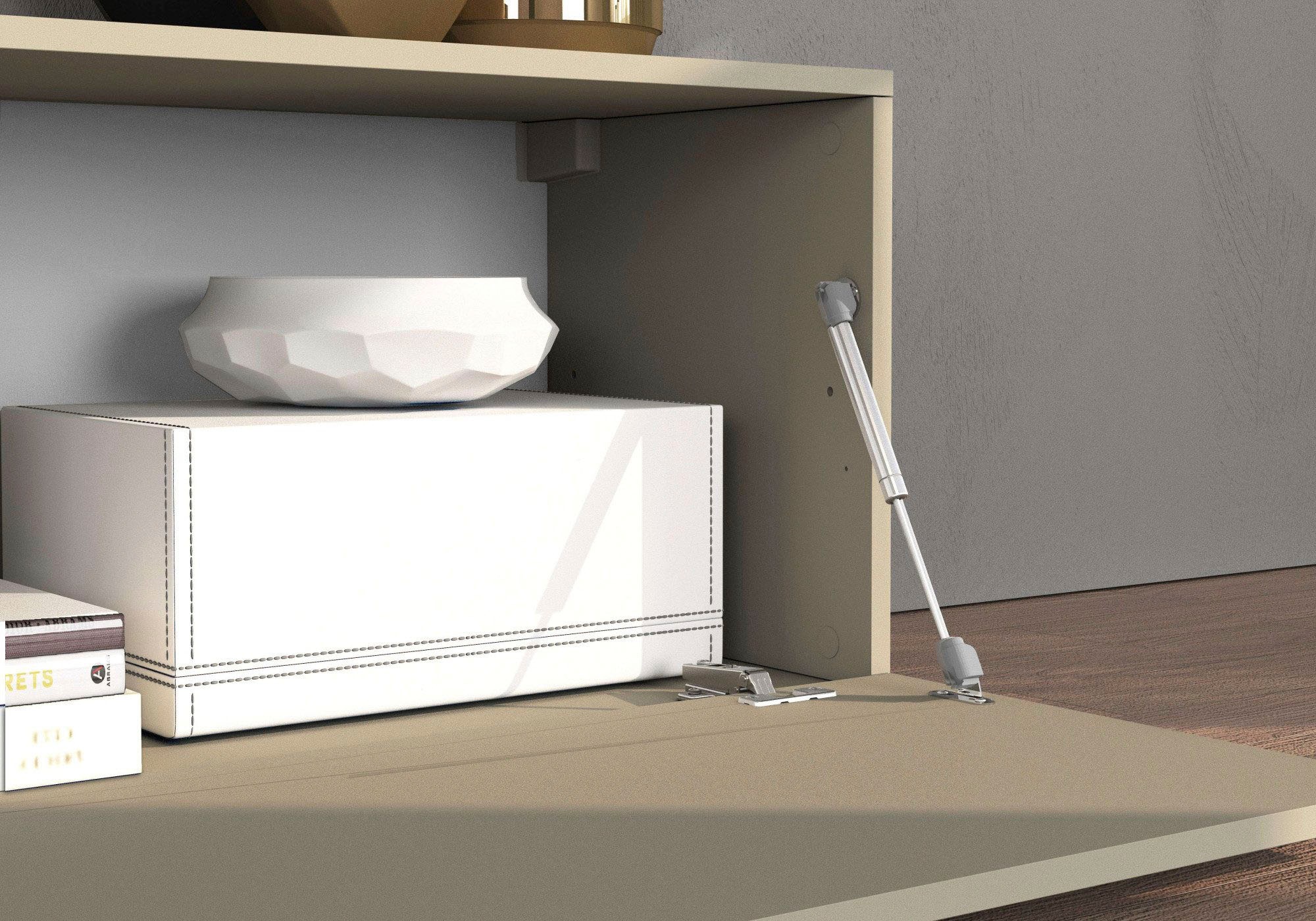 INOSIGN Wohnwand »Chronos Wohnwand, Medienwand, 8-er set« Set, 8 Stk. tlg.