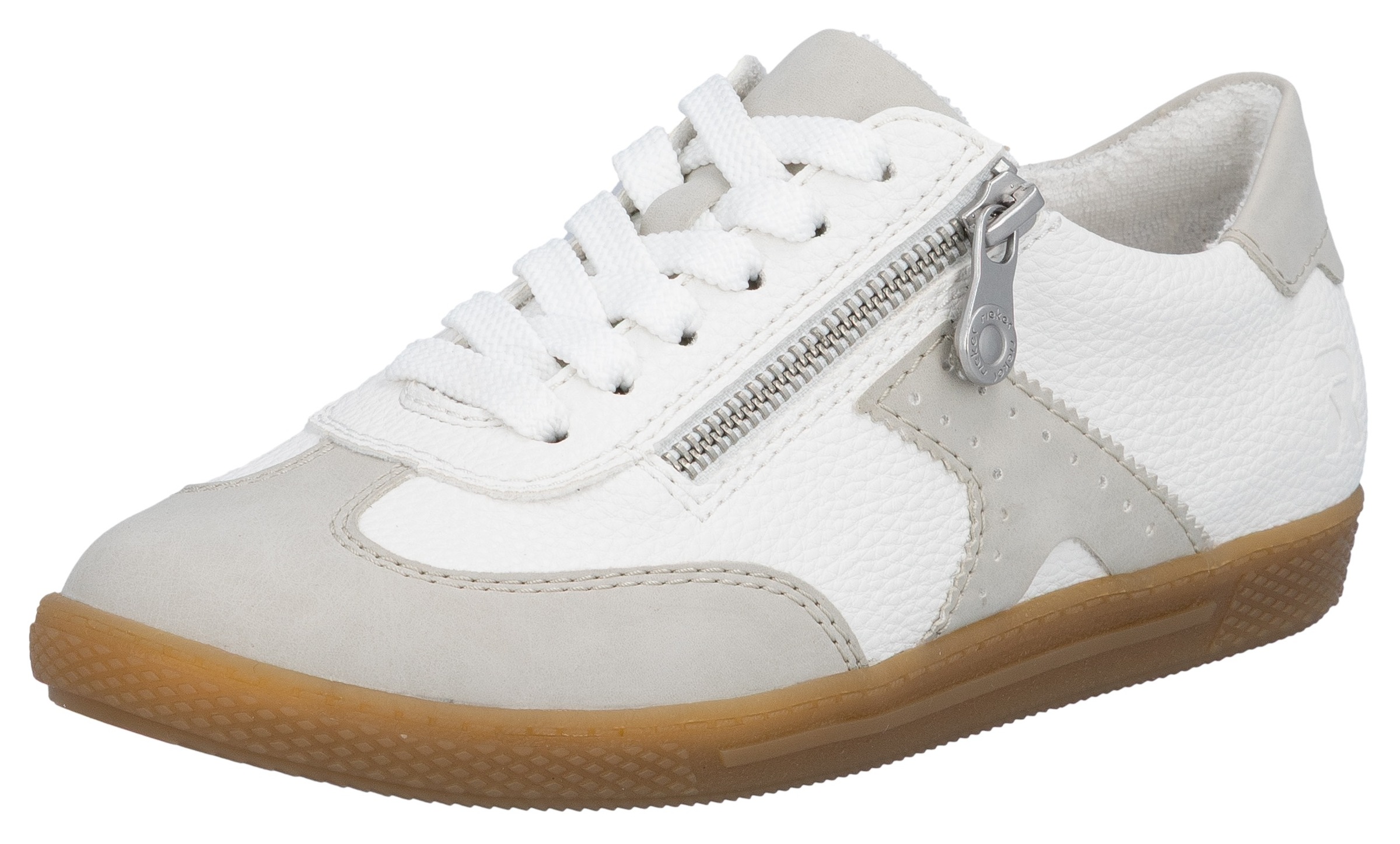 Image of Rieker Sneaker Halbschuh, Freizeitschuh, Schnürschuh mit Reissverschluss