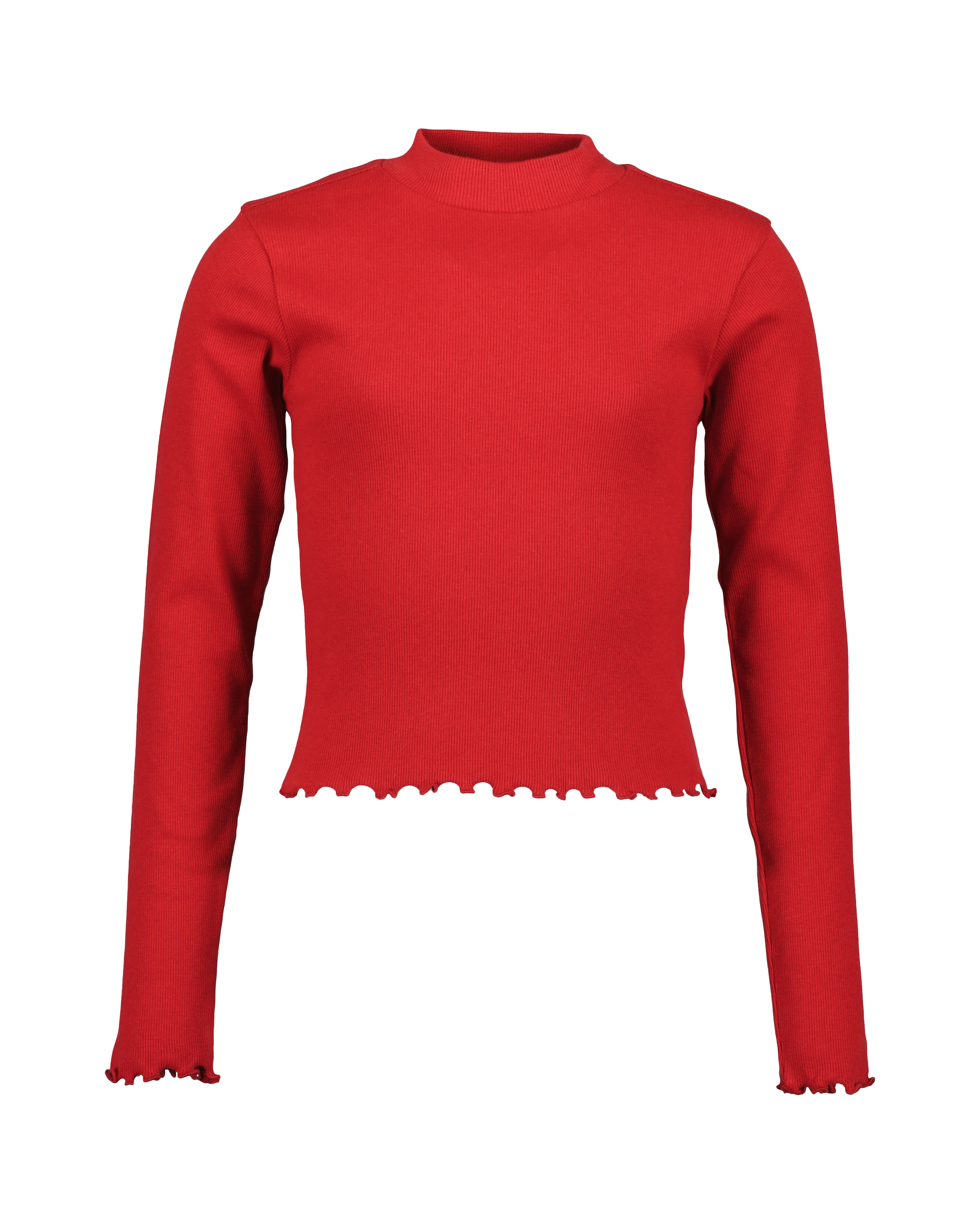 Image of Blue Seven Langarmshirt mit schmalem Stehkragen und tollen Wellenkanten