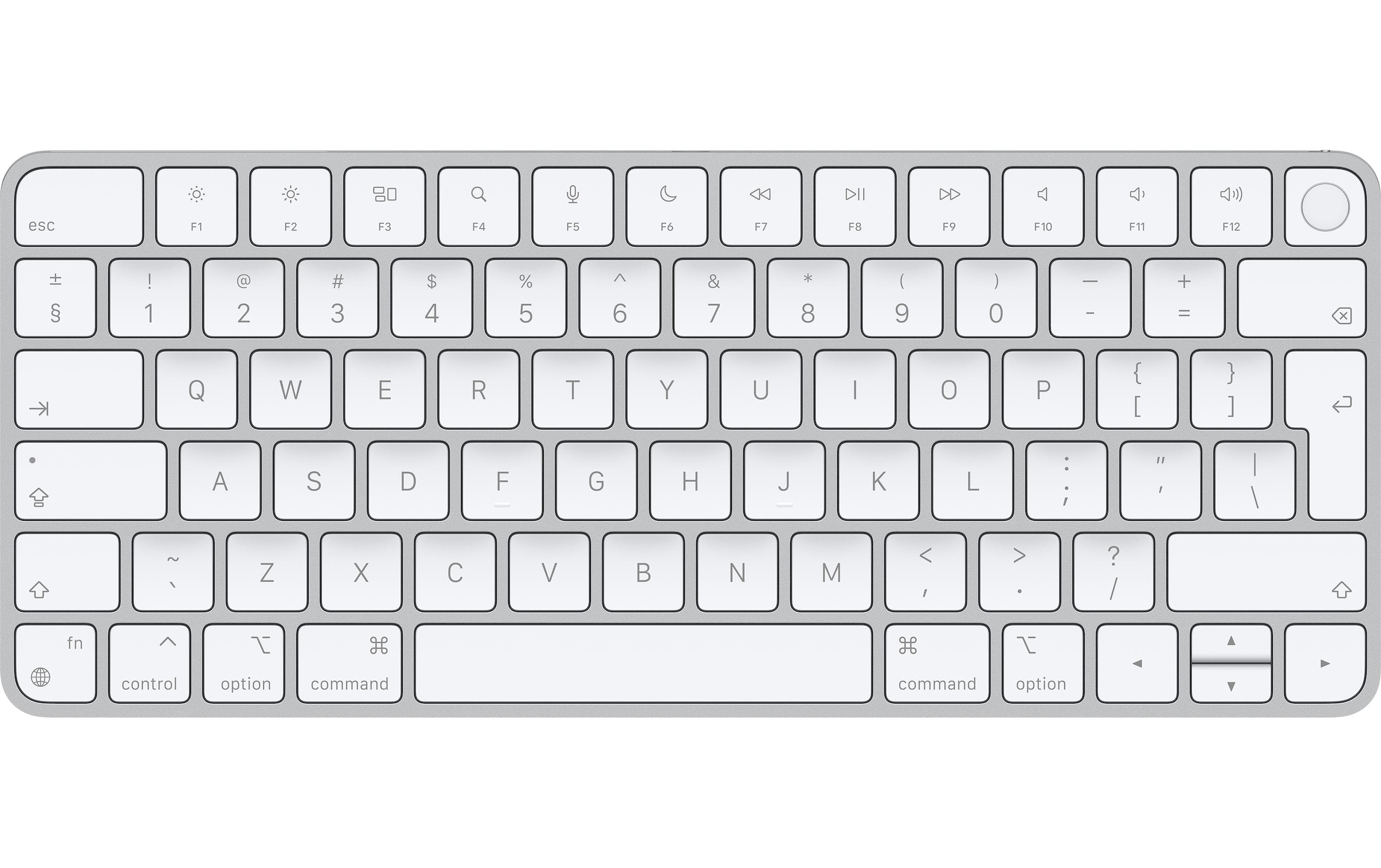 Apple Apple-Tastatur »Magic Keyboard mit Touch ID CH-Layout«, (Multimedia-Tasten)