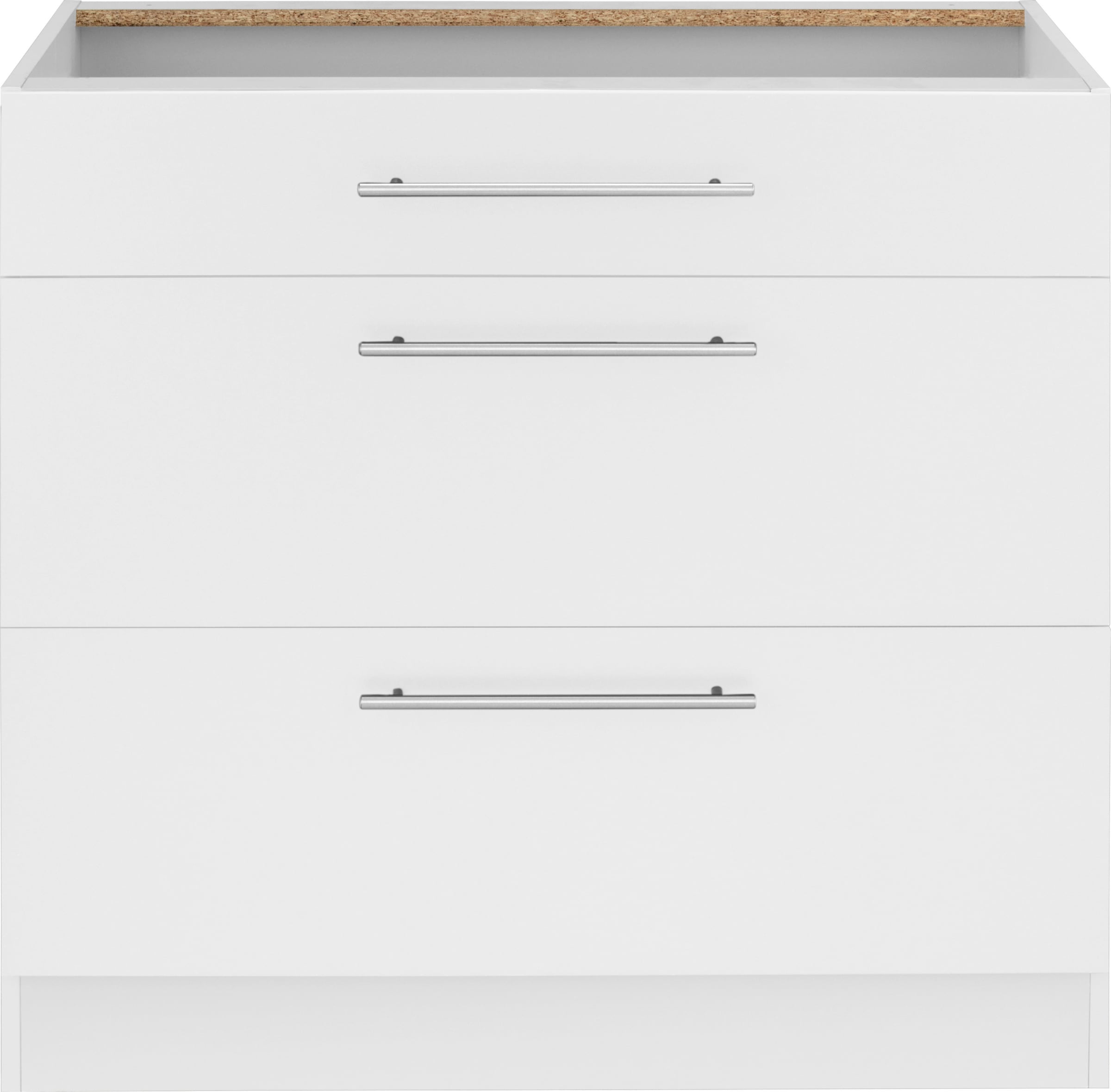 wiho Küchen Unterschrank »Unna«, 90 cm breit, mit 2 grossen Auszügen, ohne Arbeitsplatte