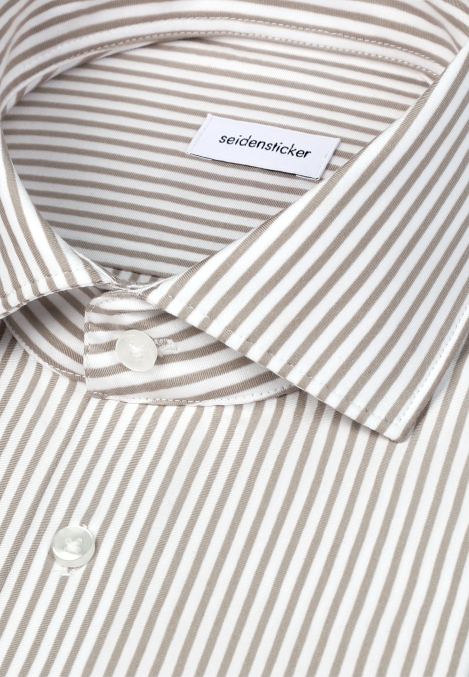 seidensticker Businesshemd »Schwarze Rose« Slim 1/1 Kentkragen Gestreift