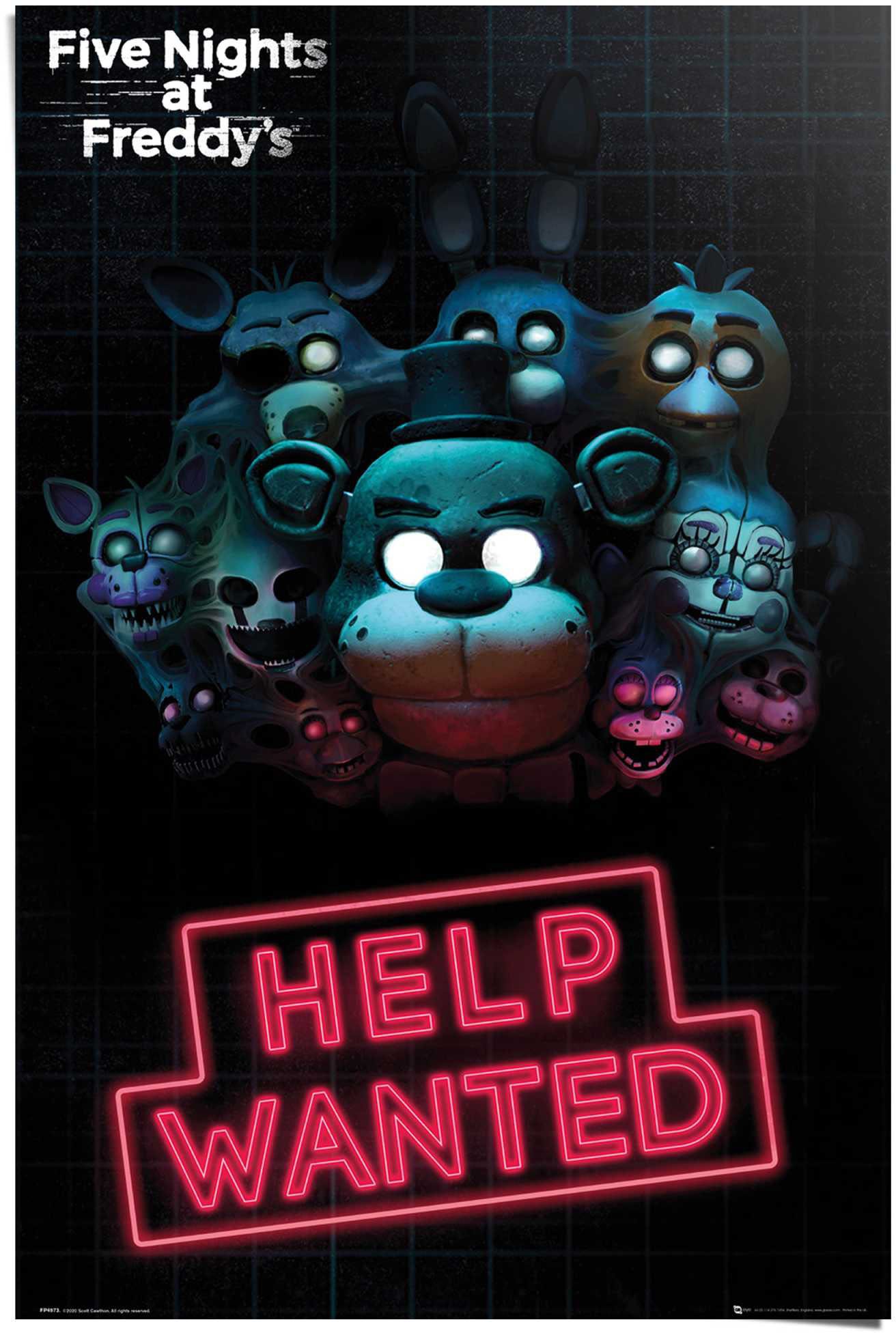 Image of Reinders! Poster »Five Nights at Freddy's« bei Ackermann Versand Schweiz
