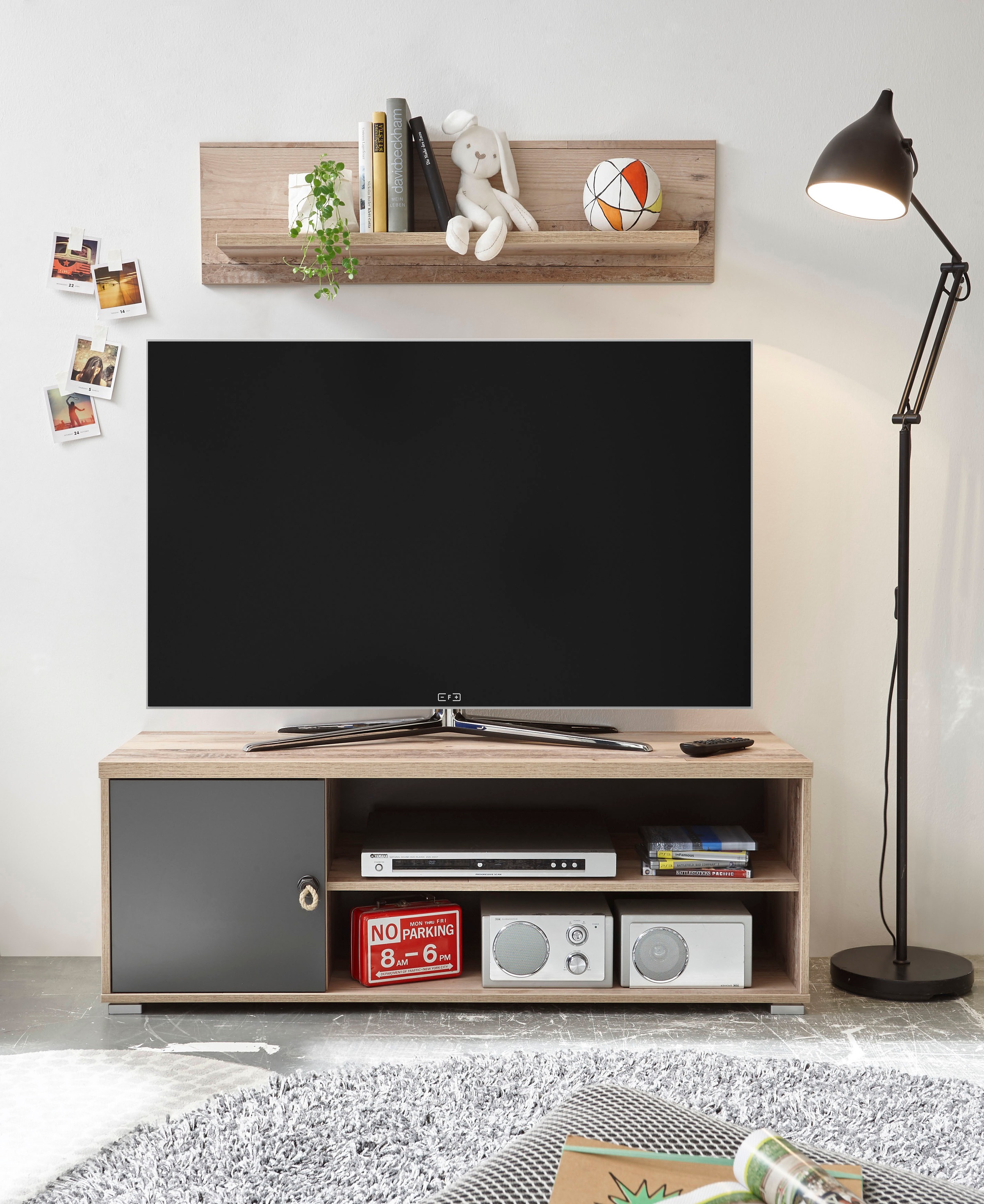 Image of Begabino Kombikommode »Merlin«, mit Seilgriffen, im modernen Dekor Old Style hell bei Ackermann Versand Schweiz