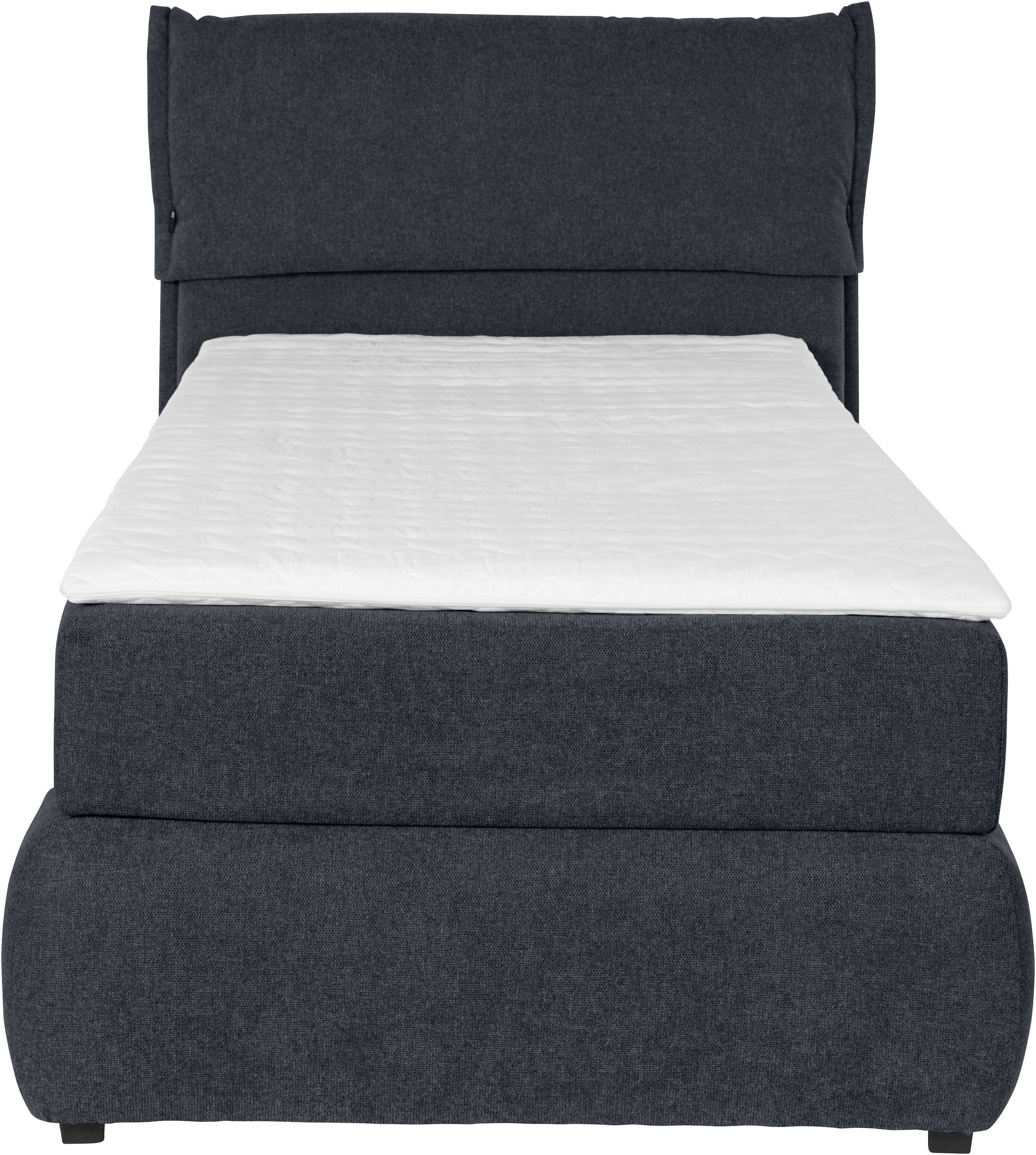 andas Boxspringbett »Jenson«, in 4 Farben, 4 Breiten, 3 Matratzenarten in 2 Härtegraden, Topper
