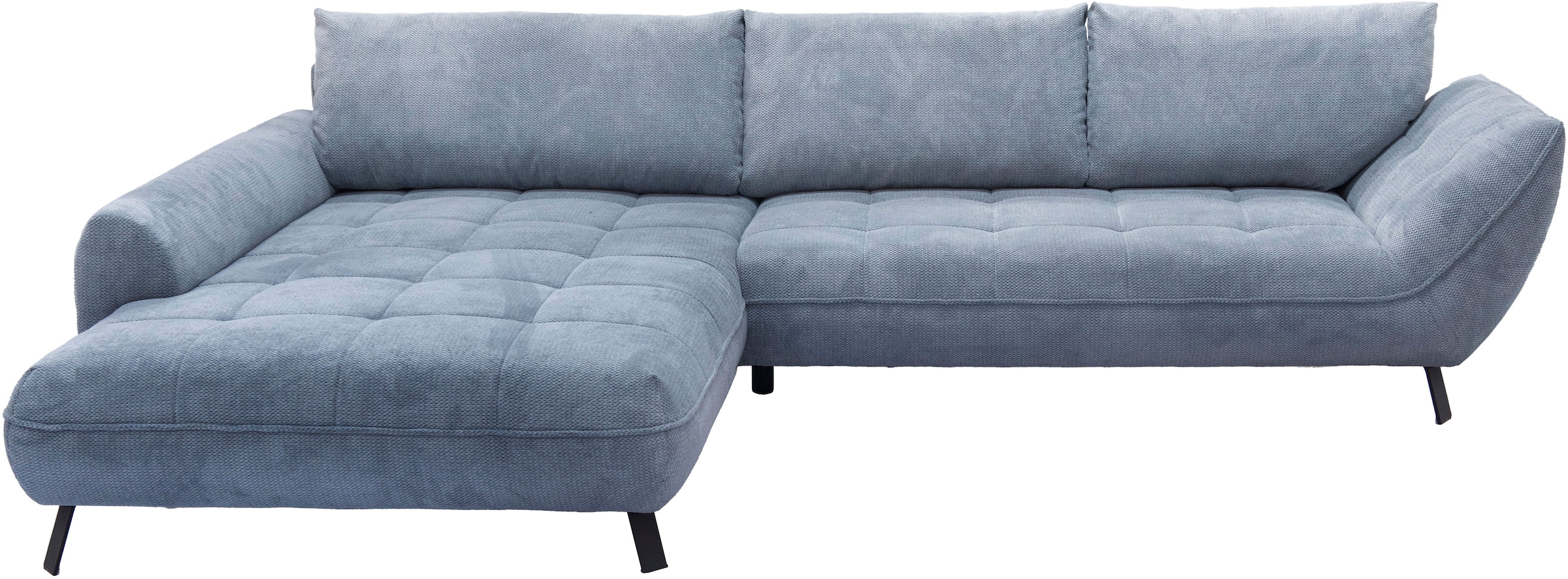 exxpo - sofa fashion Ecksofa »Biarritz modern und elegantes Mega Sofa mit tollem Sitzkomfort, L-Form«, XXL– Longchair Ecke in hochwertiger Verarbeitung, Stellmasse 324x203cm